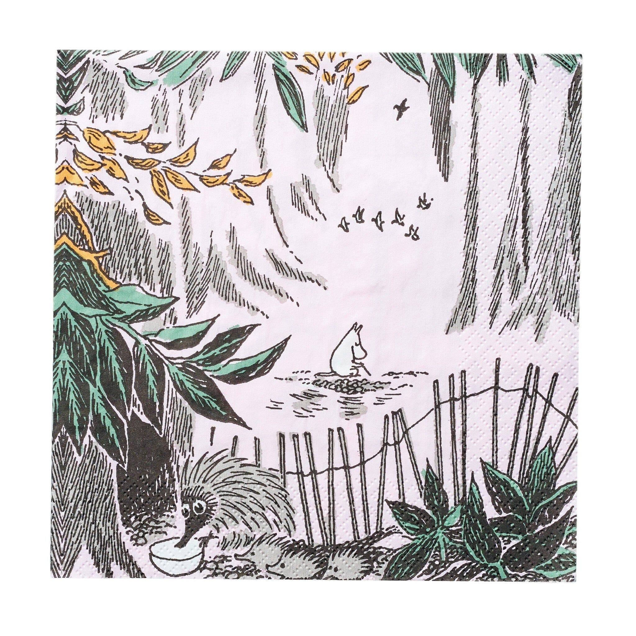 HAVI Moomin Servietten - Mumin am See rosa - 24cm, 20stk Servietten Havi 