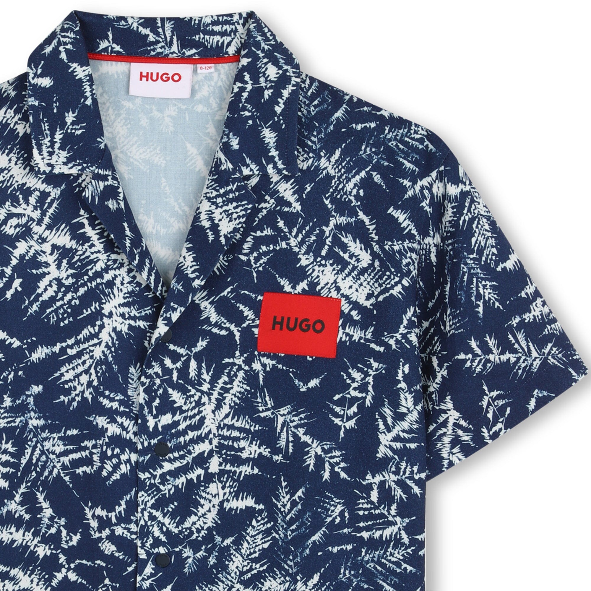 HUGO Kids Kurzarmhemd „Hellblau/Weiss“ T-Shirt HUGO 