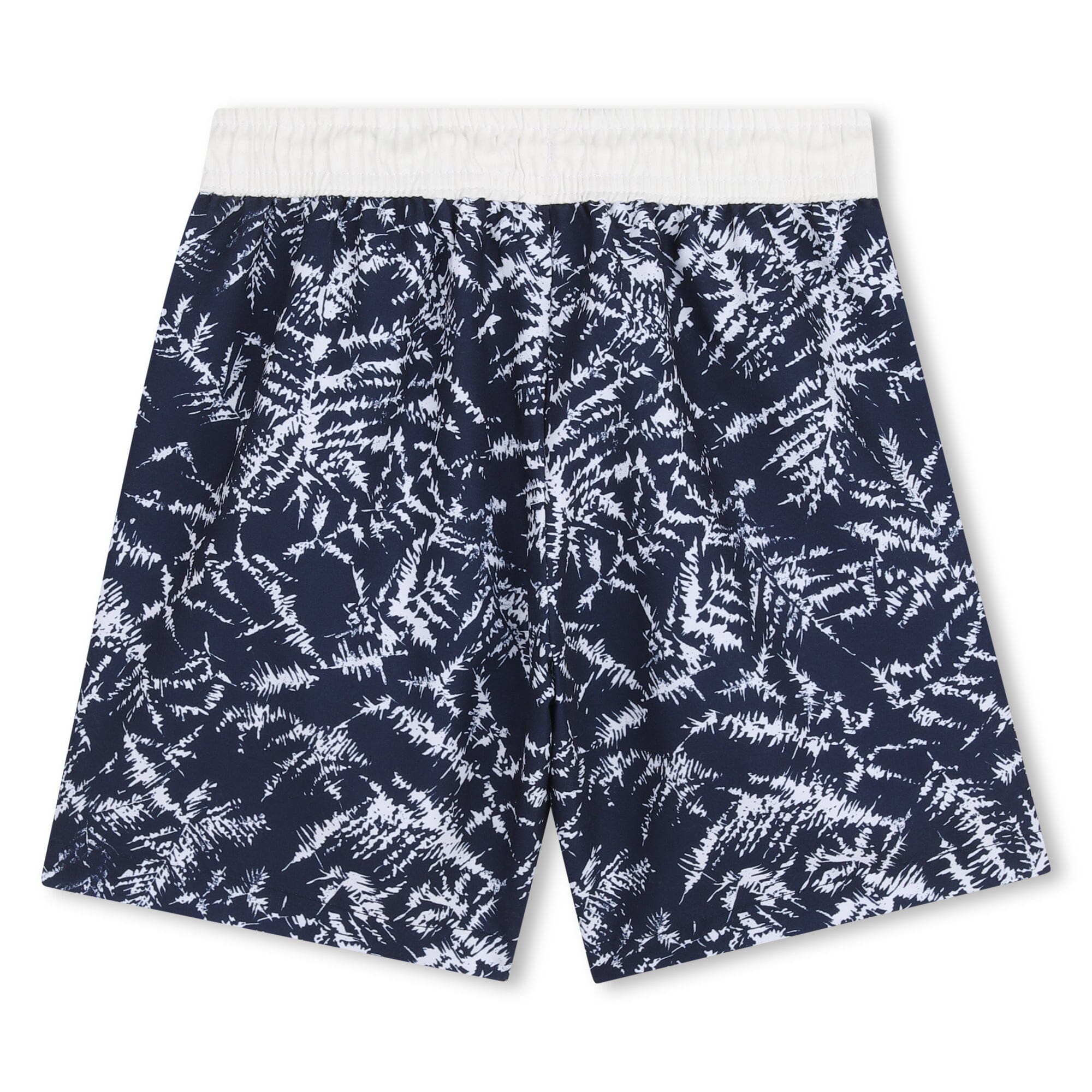 HUGO Kidswear Bade-Shorts mit Print – Hellblau/Weiß Badehose HUGO 