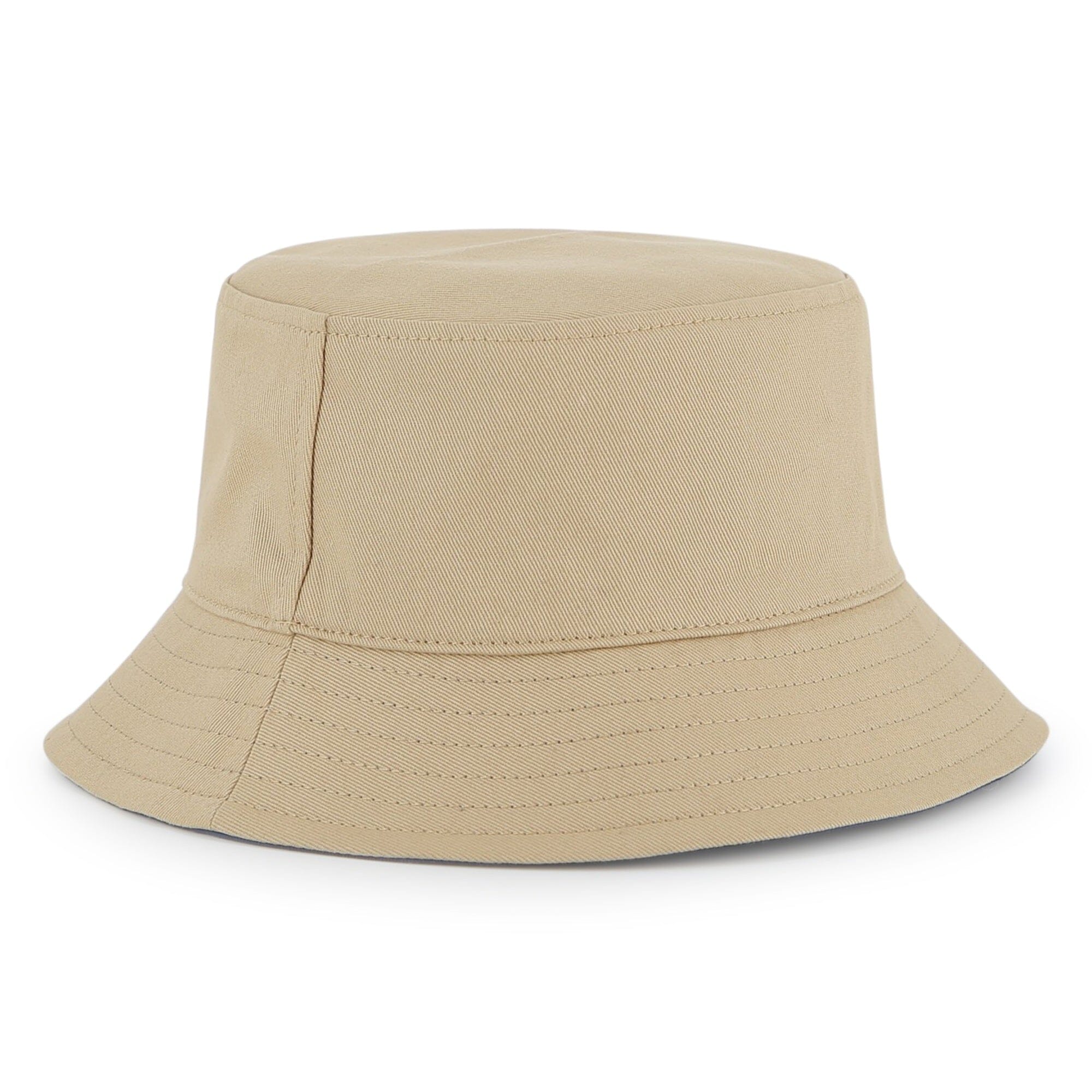 HUGO Kidswear Bucket Hat – wendbar , Farbe: Marine/Beige Cap HUGO 