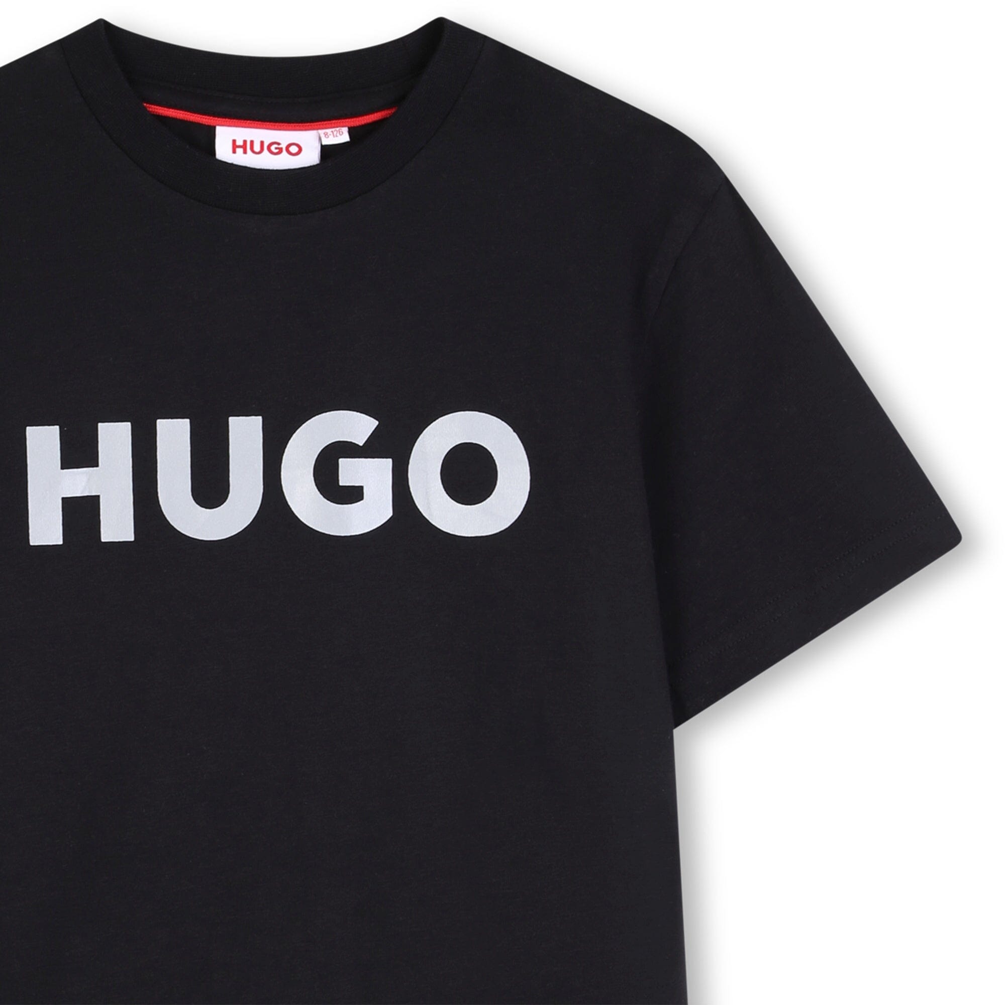 HUGO Kurzarm-T-Shirt Schwarz T-Shirt HUGO 