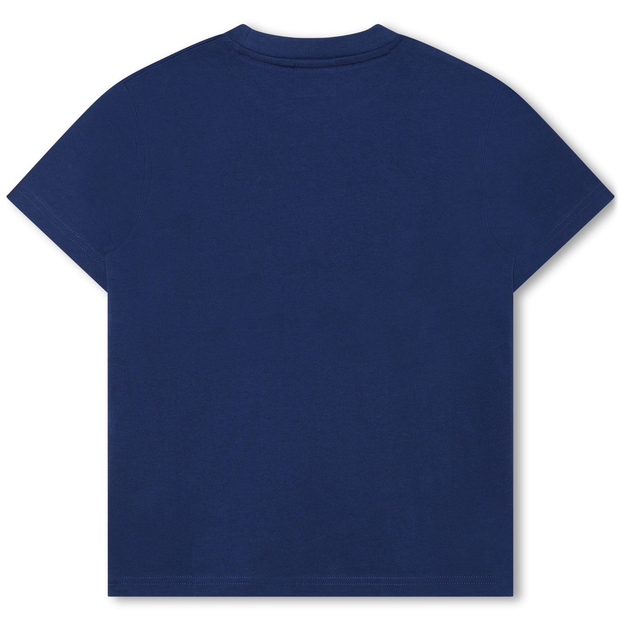 HUGO Kinder T-Shirt dunkelblau mit rotem Logo T-Shirt HUGO 