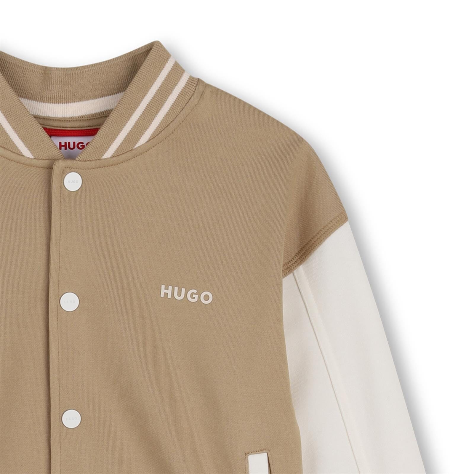 HUGO Teddy Cardigan für Kinder in beige Cardigan HUGO 