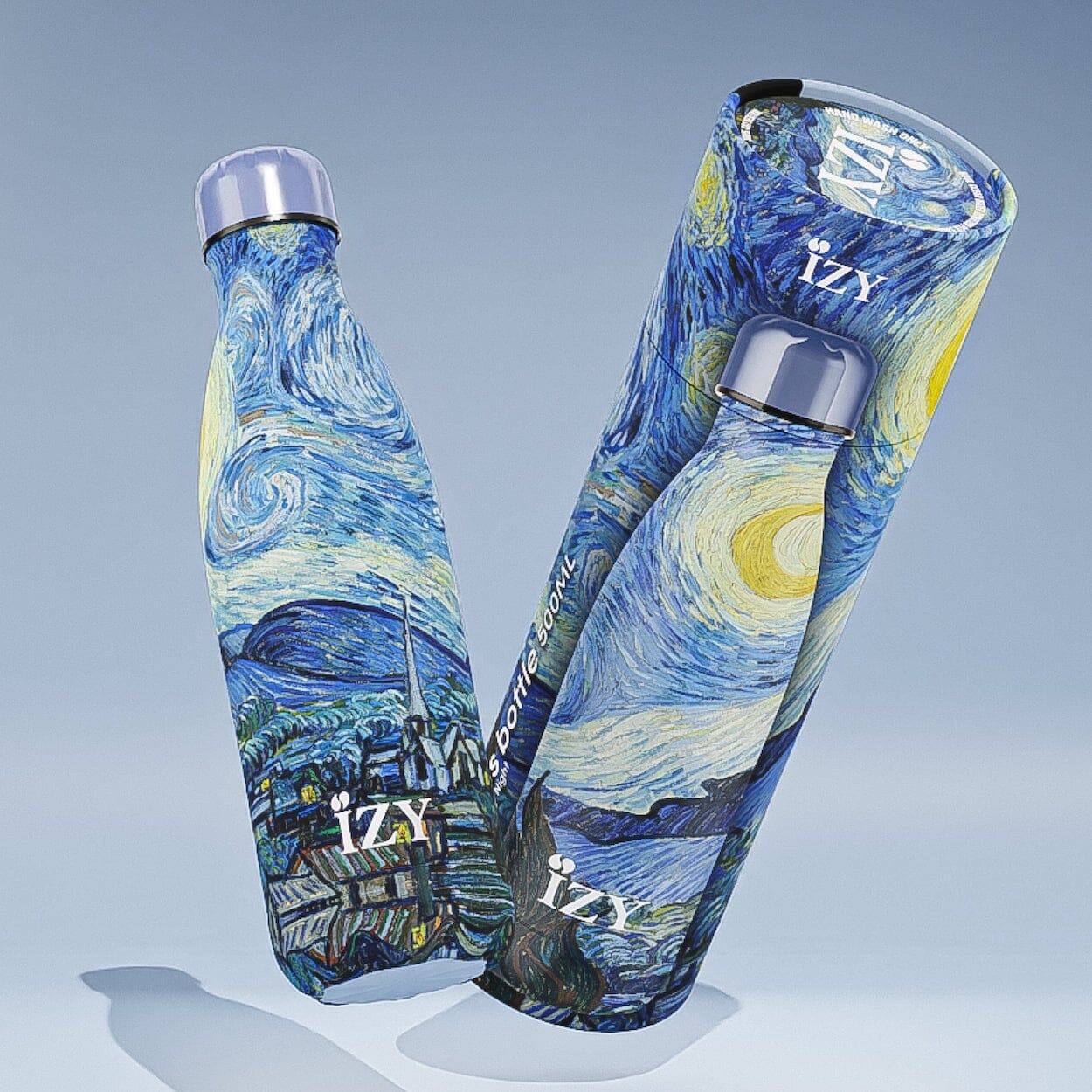 IZY Bottles Trinkflasche Sternennacht Van Gogh 500ml 500ml mehrfarbig nachhaltig Trinkflaschen IZY Bottles 