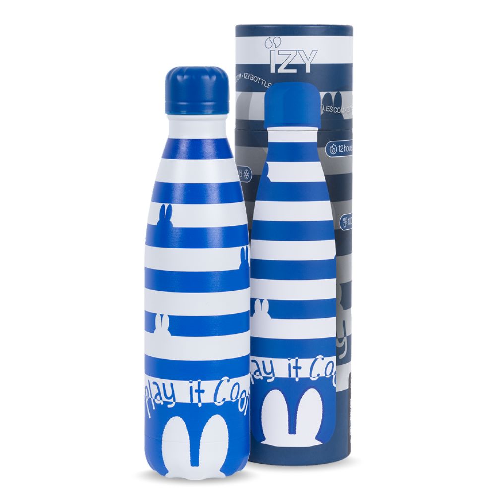 IZY Bottles x Miffy – Thermosflasche Blau/Weiß, 500 ml Trinkflaschen IZY 