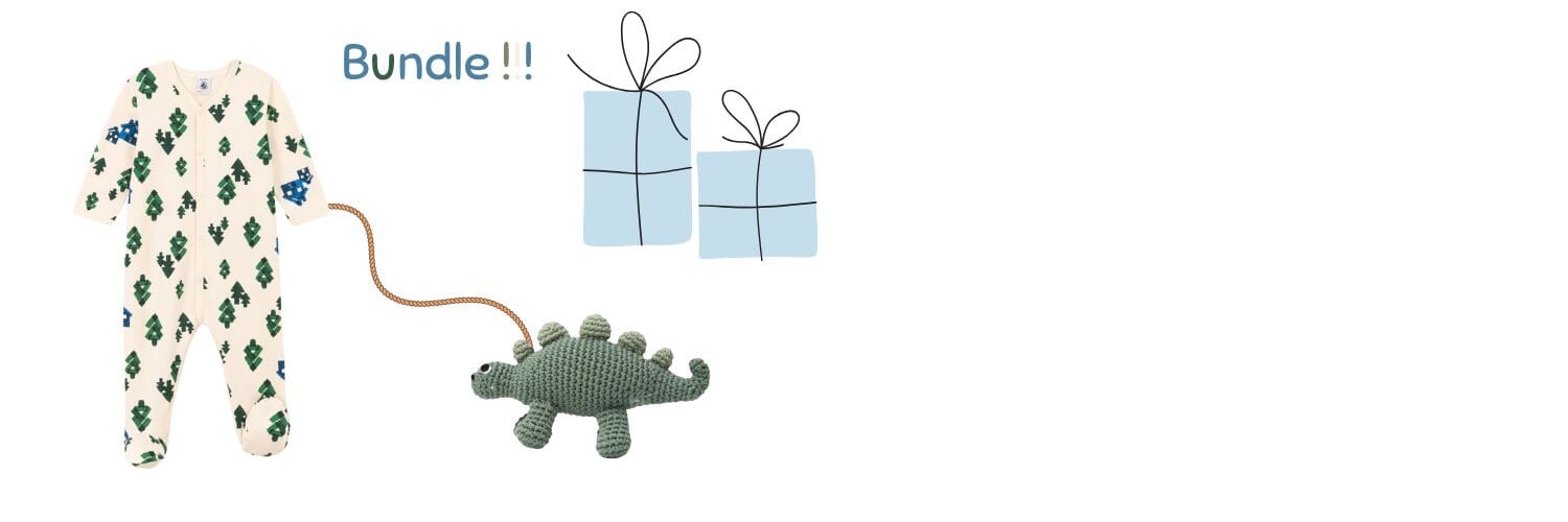 Jetzt sparen mit dem Geschenkset Baby Boy ! – Strampler & Greifling bundle Coolkids-Store 