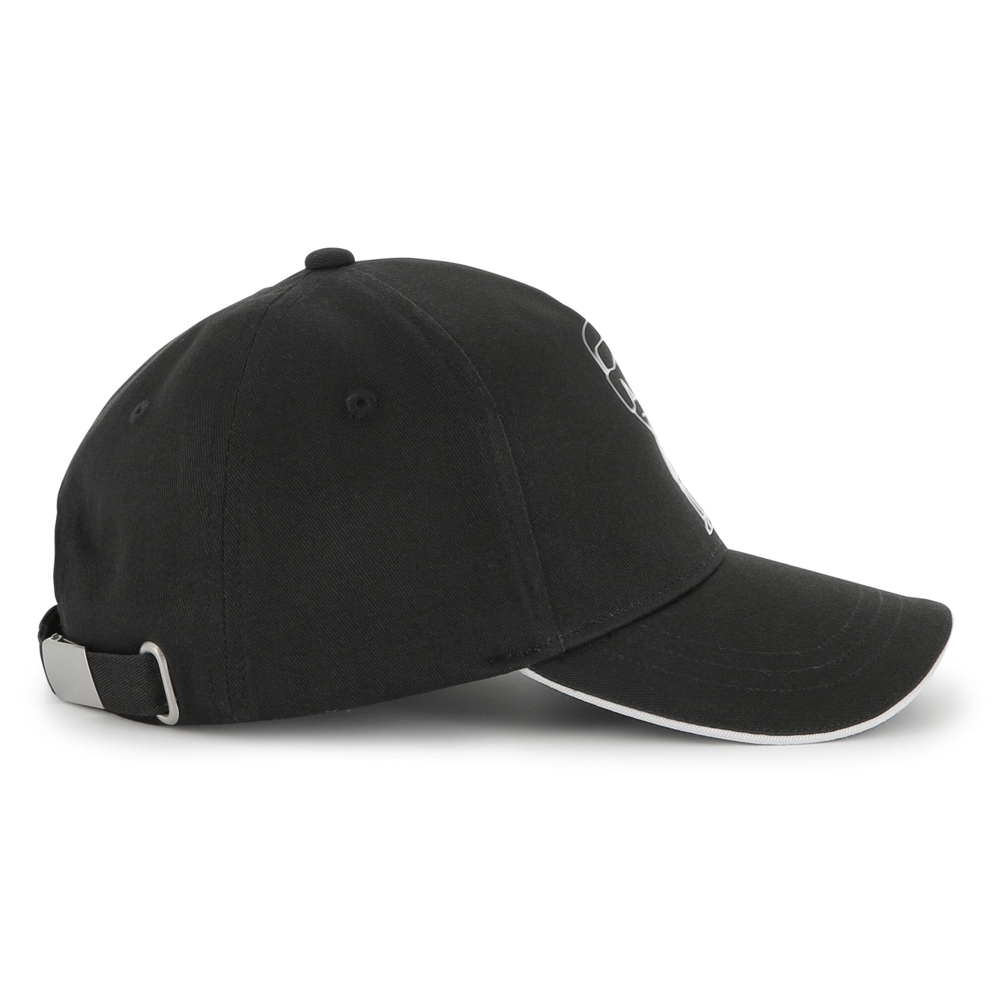 Karl Lagerfeld Kids stylische Cap in schwarz mit weißem Karl-Motiv Cap Karl Lagerfeld 