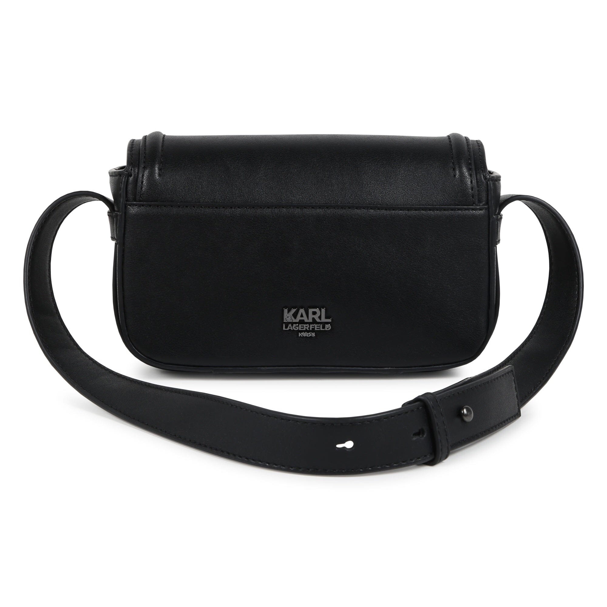 KARL LAGERFELD KIDS Tasche ikonisch Logo schwarz Strasssteine Tasche Karl Lagerfeld 