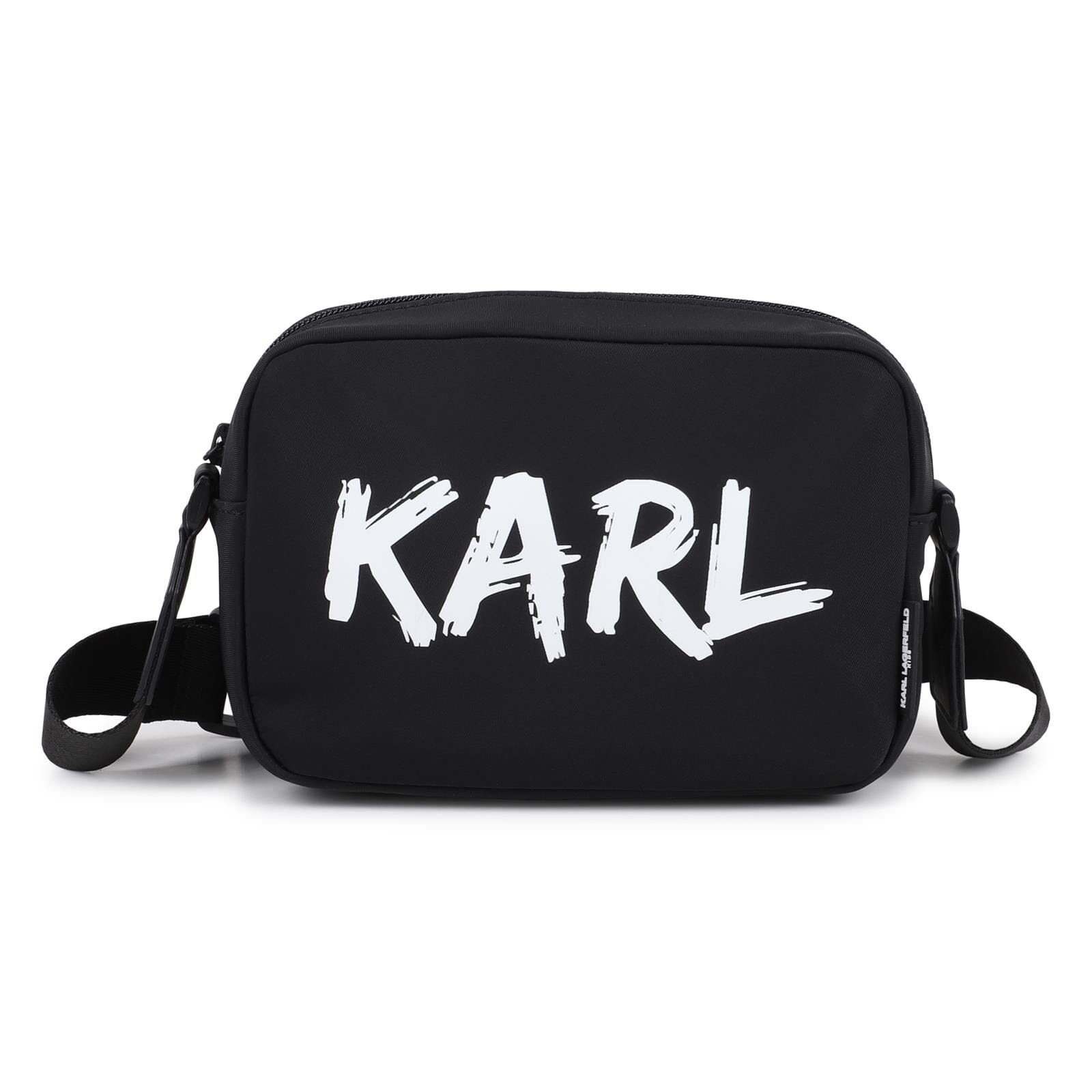 KARL LAGERFELD KIDS Umhängetasche schwarz mit Logo Print Umhängetaschen Karl Lagerfeld 
