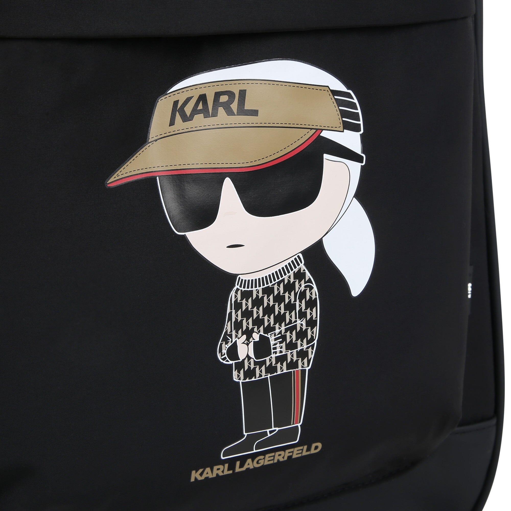 KARL LAGERFELD KIDS Rucksack schwarz mit Logoprint - Copy Rucksäcke Karl Lagerfeld 