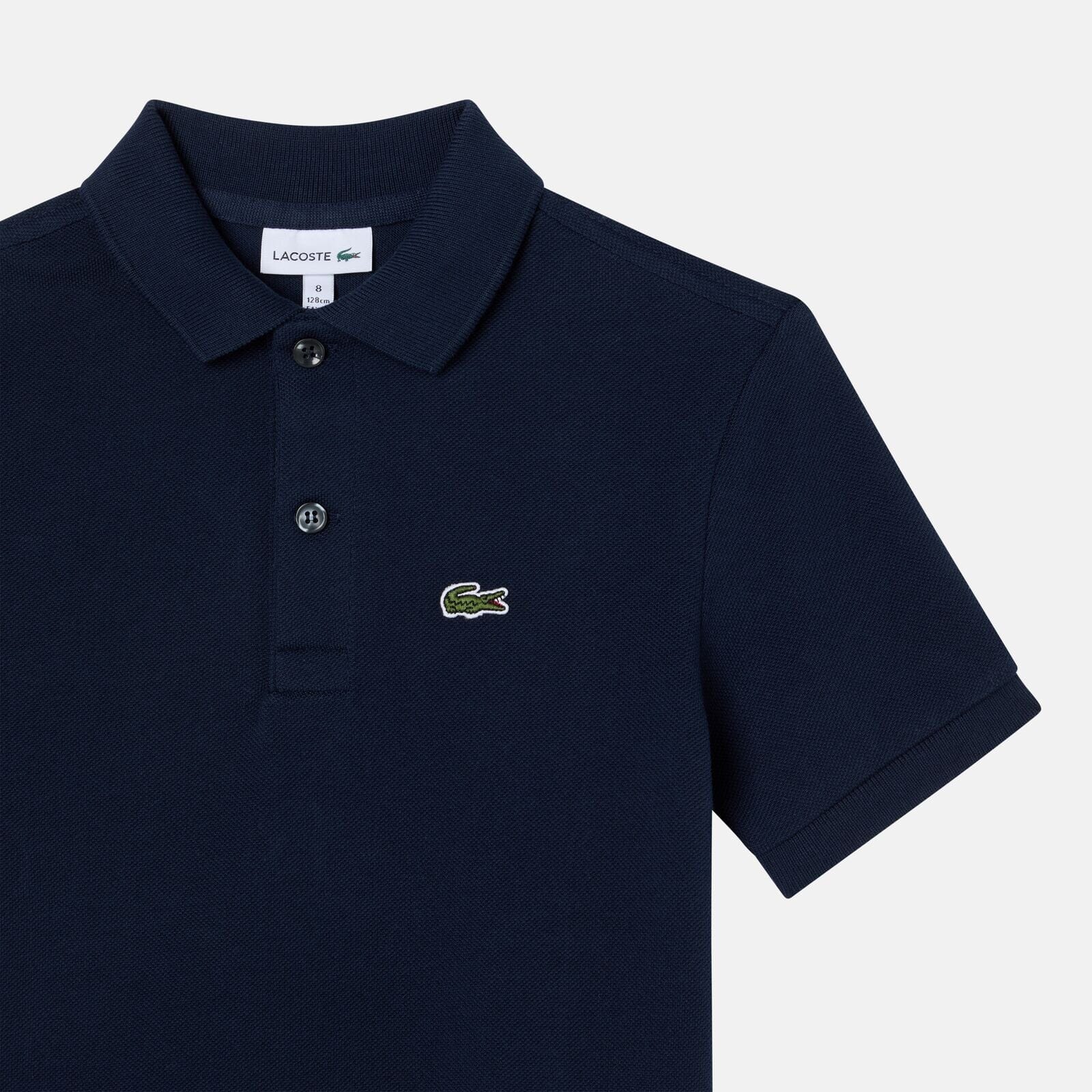 Lacoste Jungen-Poloshirt aus Petit Piqué – Blau T-Shirt Lacoste 