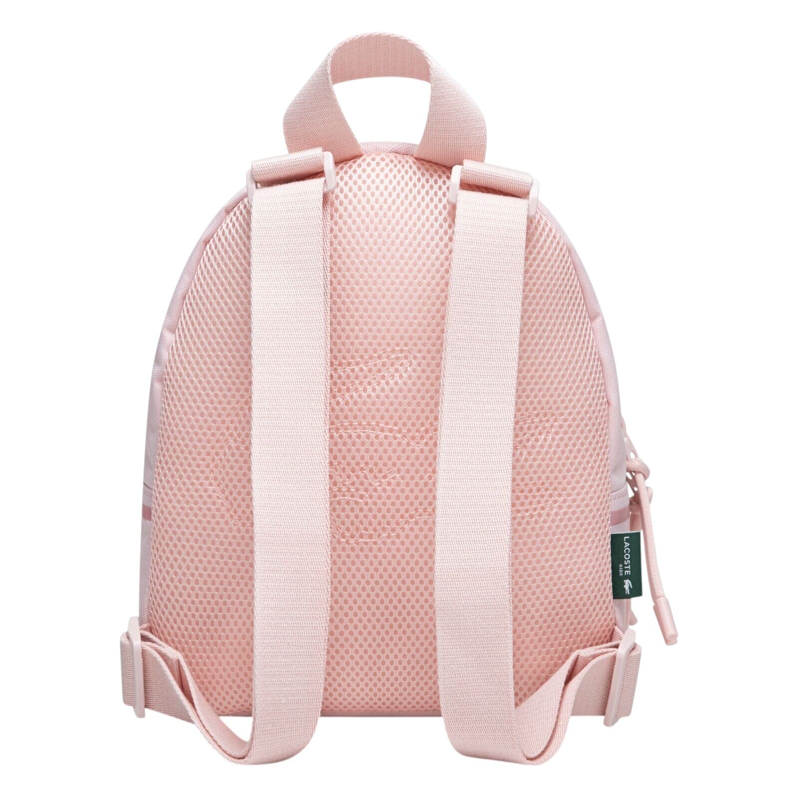Lacoste Kids kleiner Rucksack rosa mit flauschigem Krokodil-Logo Rucksäcke Lacoste 
