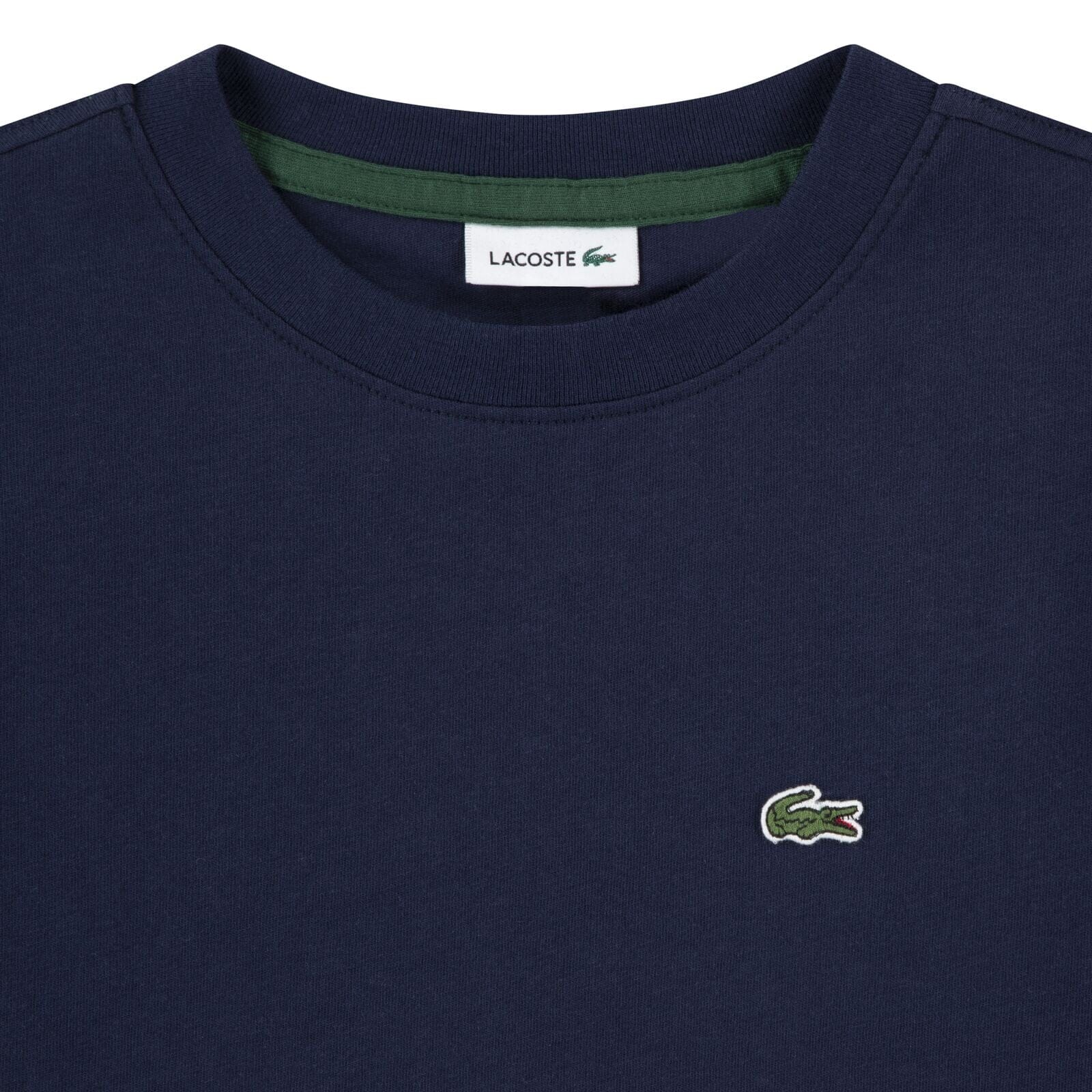 Lacoste Kids Langarmshirt mit XL Krokodil-Print & Logo-Stickerei Marine Langarmshirt Lacoste 