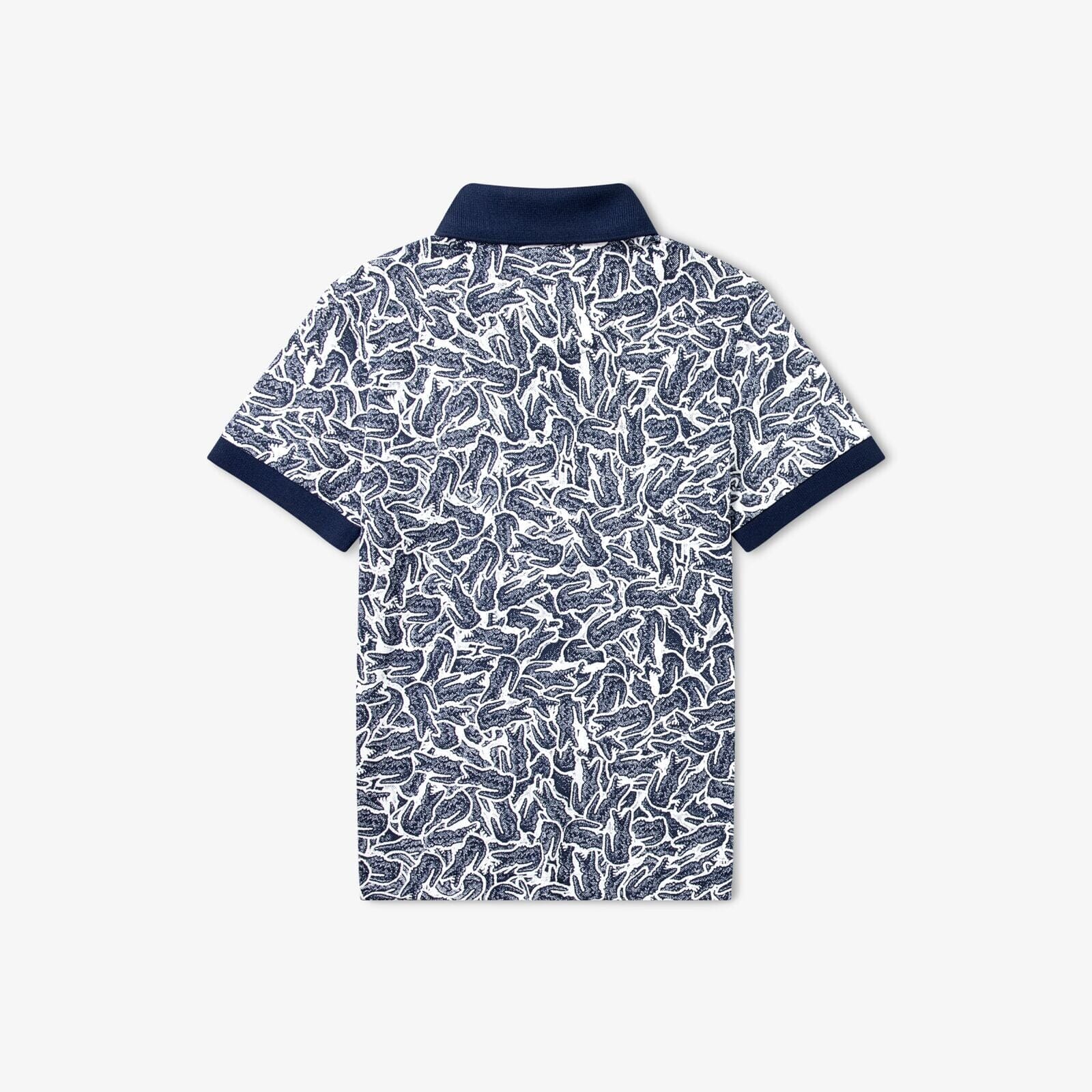 LACOSTE Kids Polo „Allover Crocs“ – Navy Blue T-Shirt Lacoste 