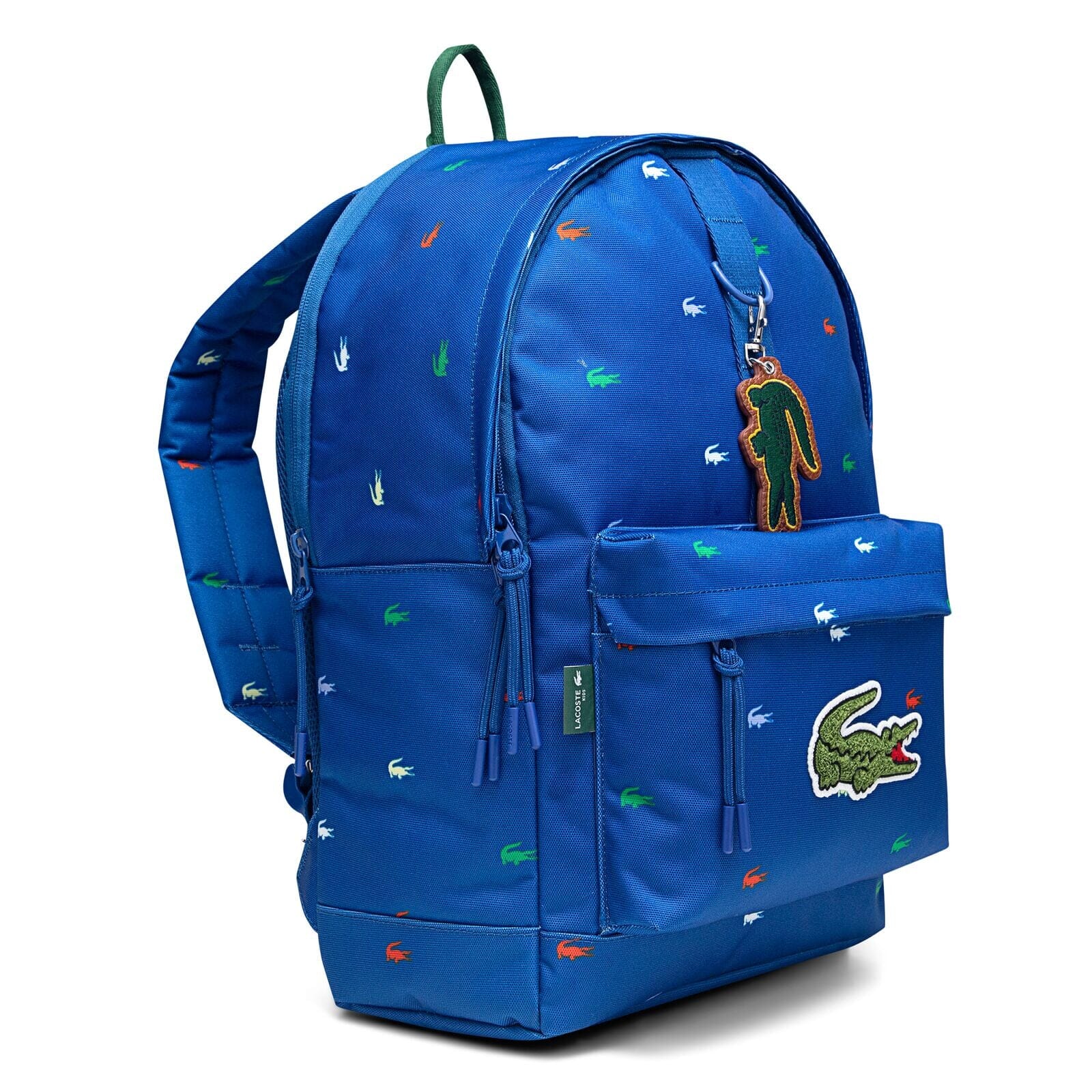 LACOSTE Kids Rucksack Blau mit allover Krokodil - Print 43cm x 31cm x 15cm Rucksäcke Lacoste 