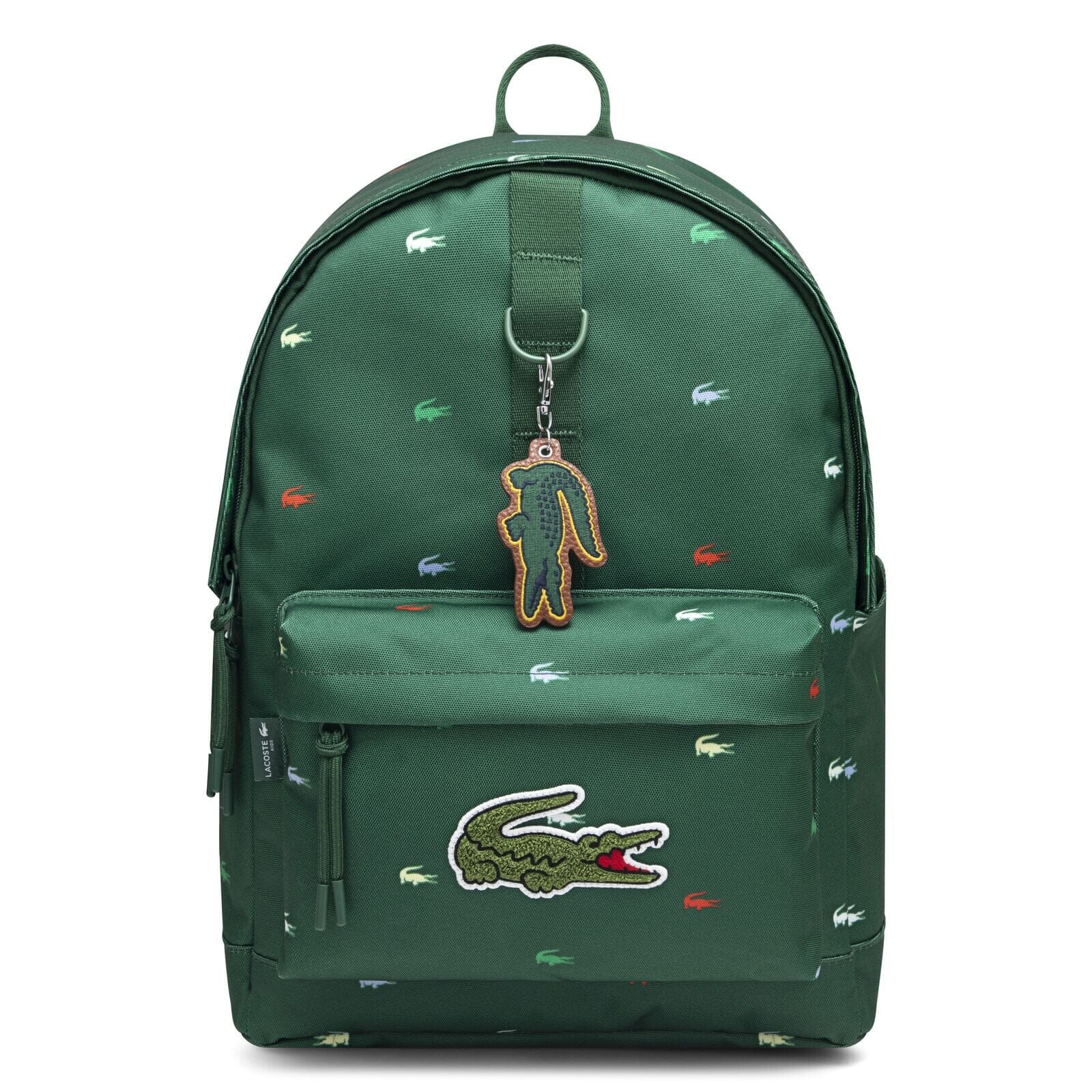 LACOSTE Kids Rucksack Grün mit allover Krokodil - Print 43cm x 31cm x 15cm Rucksäcke Lacoste 
