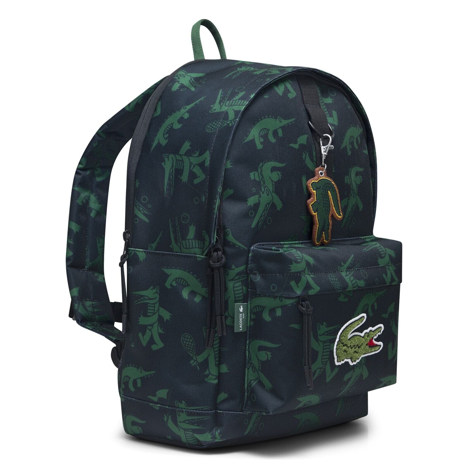Lacoste Kids Rucksack mit Krokodil-Print & flauschigem Logo Rucksäcke Lacoste 