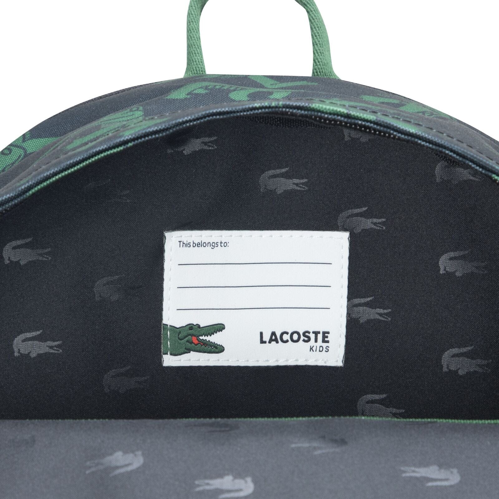 Lacoste Kids Rucksack mit Krokodil-Print & flauschigem Logo Rucksäcke Lacoste 