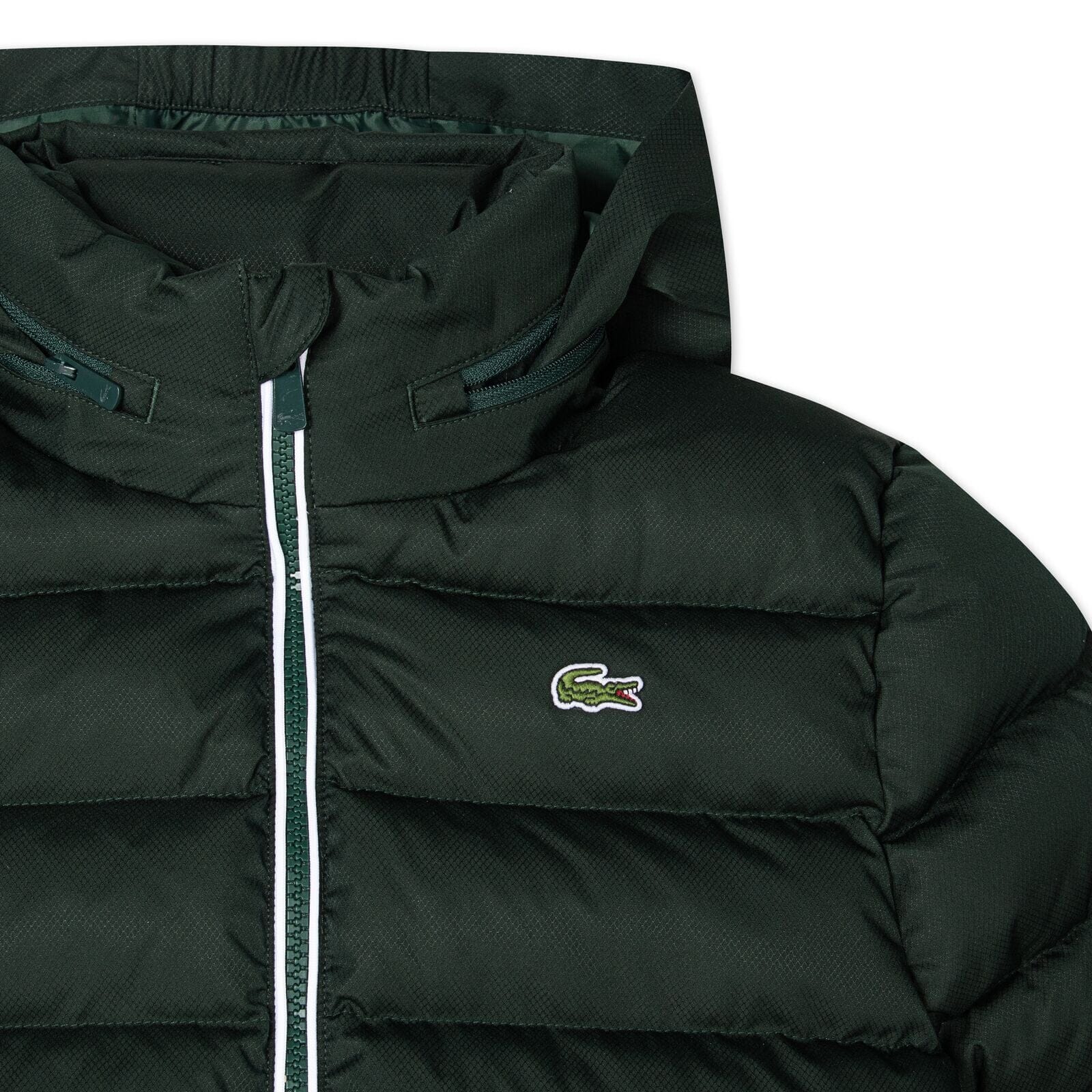 Lacoste Kids Steppjacke dunkelgrün mit Kapuze wasserabweisend & warm Westen Lacoste 