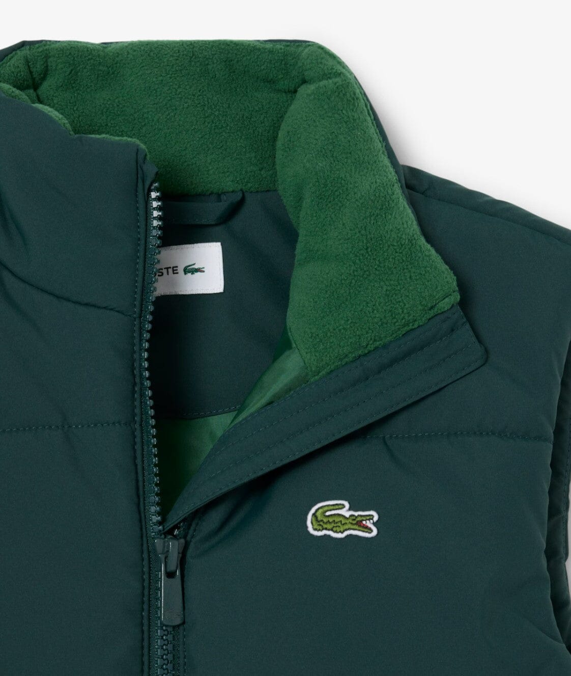 LACOSTE Kids Steppweste „Taffeta Puffer“ – Dunkelgrün Westen Lacoste 12 Jahre ( 146-152 ) 