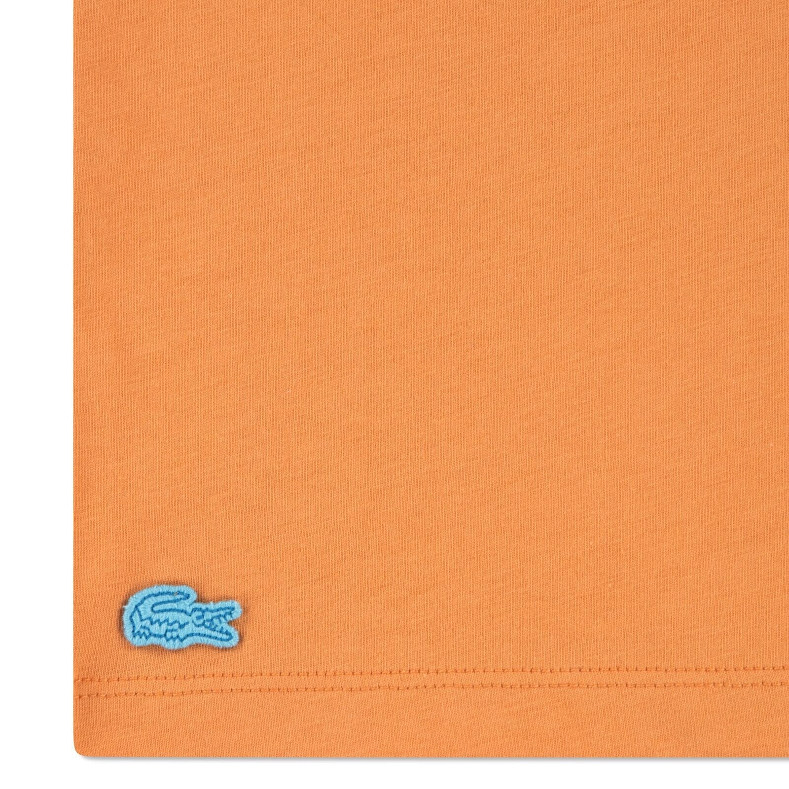 Lacoste Kinder T-Shirt – Applique-Print Orange T-Shirt Lacoste 