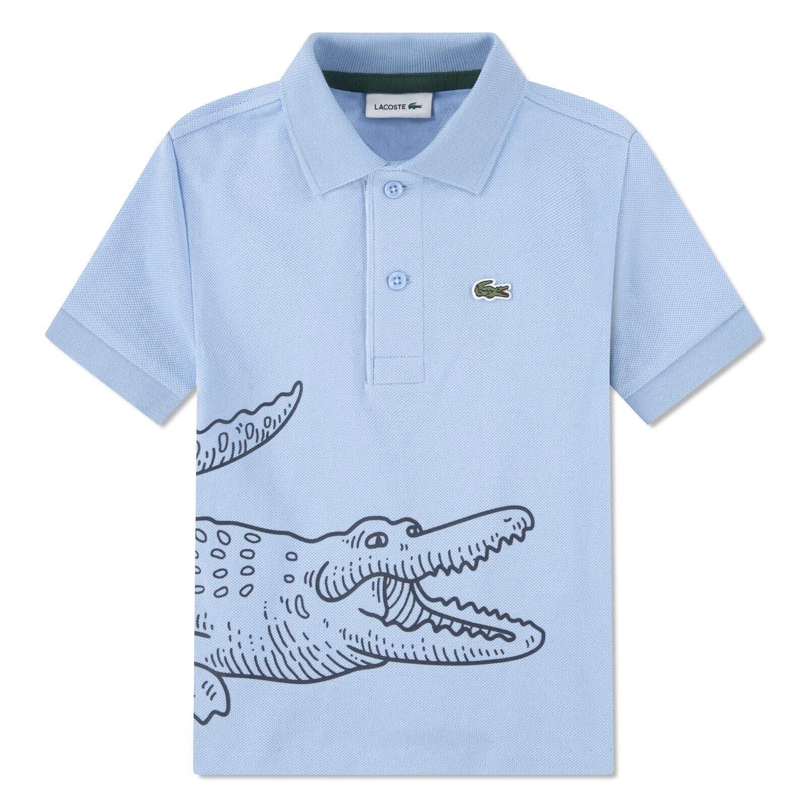 Lacoste Petit Icon Kinder-Poloshirt Blau T-Shirt Lacoste 6 Jahre (110-116) 