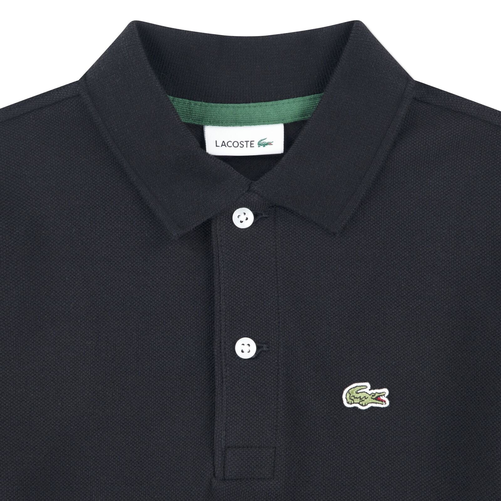 Lacoste Petit Icon Kinder-Poloshirt schwarz T-Shirt Lacoste 