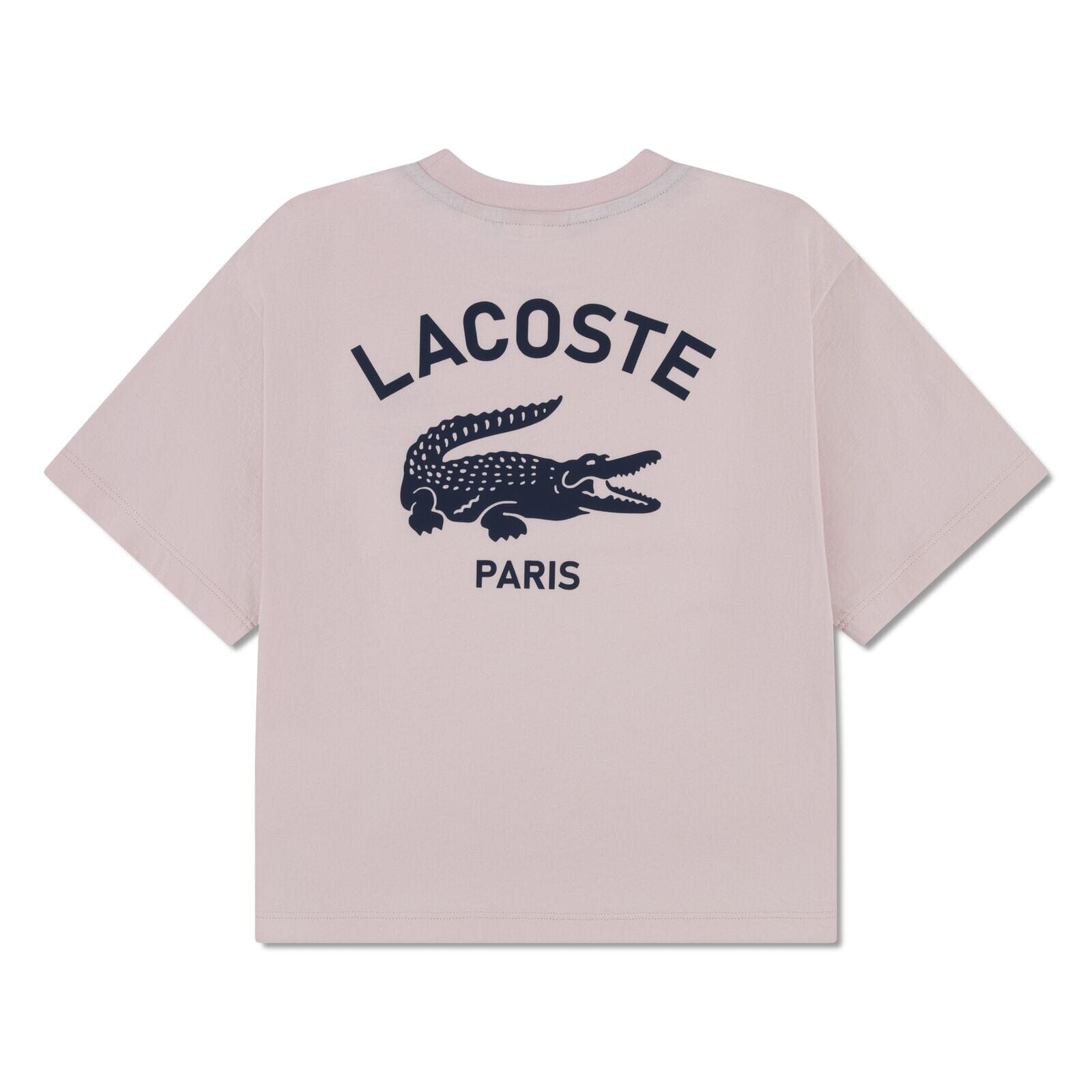 Lacoste T-Shirt aus Jersey mit „LACOSTE PARIS“– Rosa T-Shirt Lacoste 
