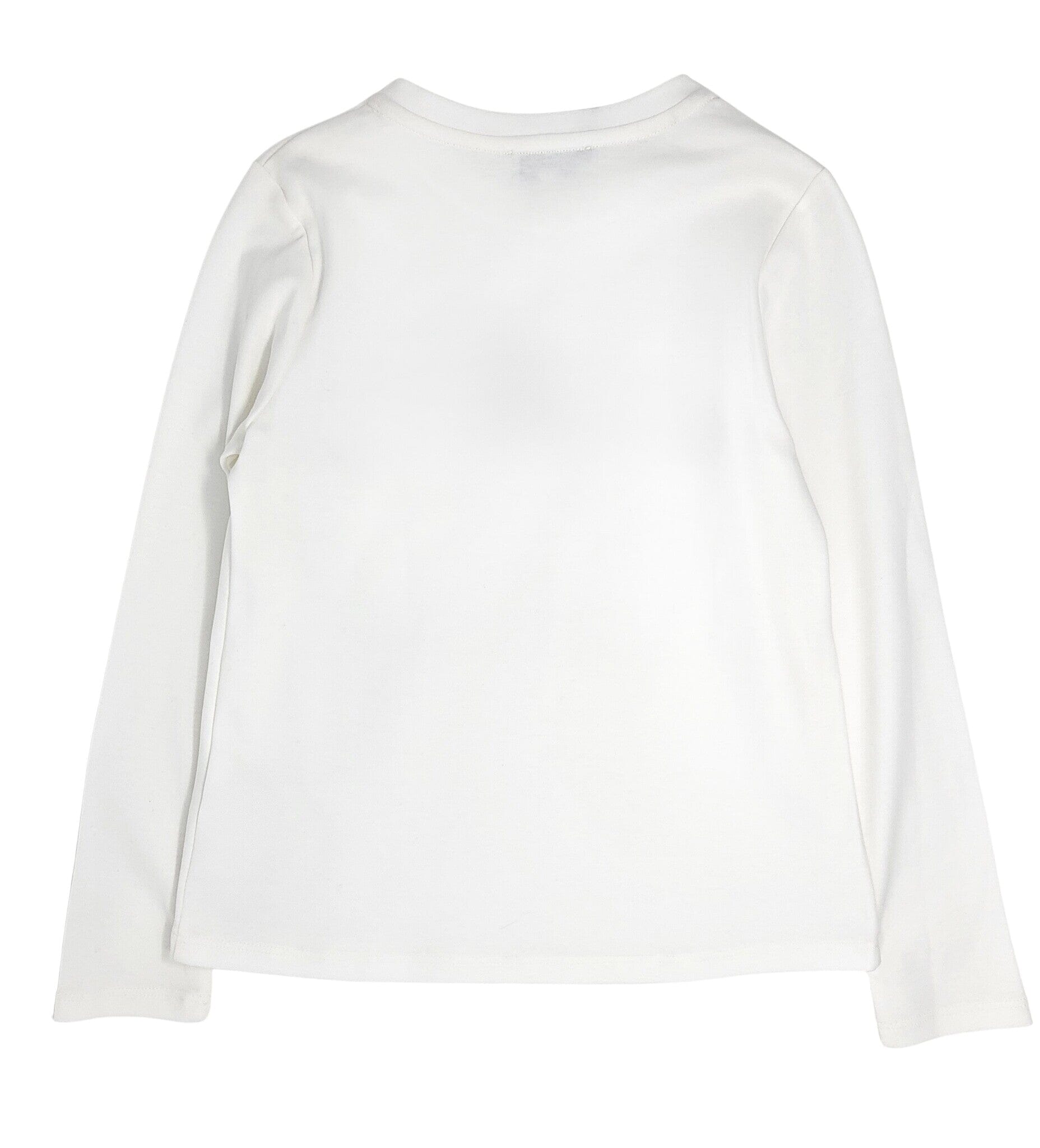 Lanvin Longsleeve weiß mit Logo und Leopardenmotiv Rundhals Langarm - Copy Langarmshirt Lanvin 