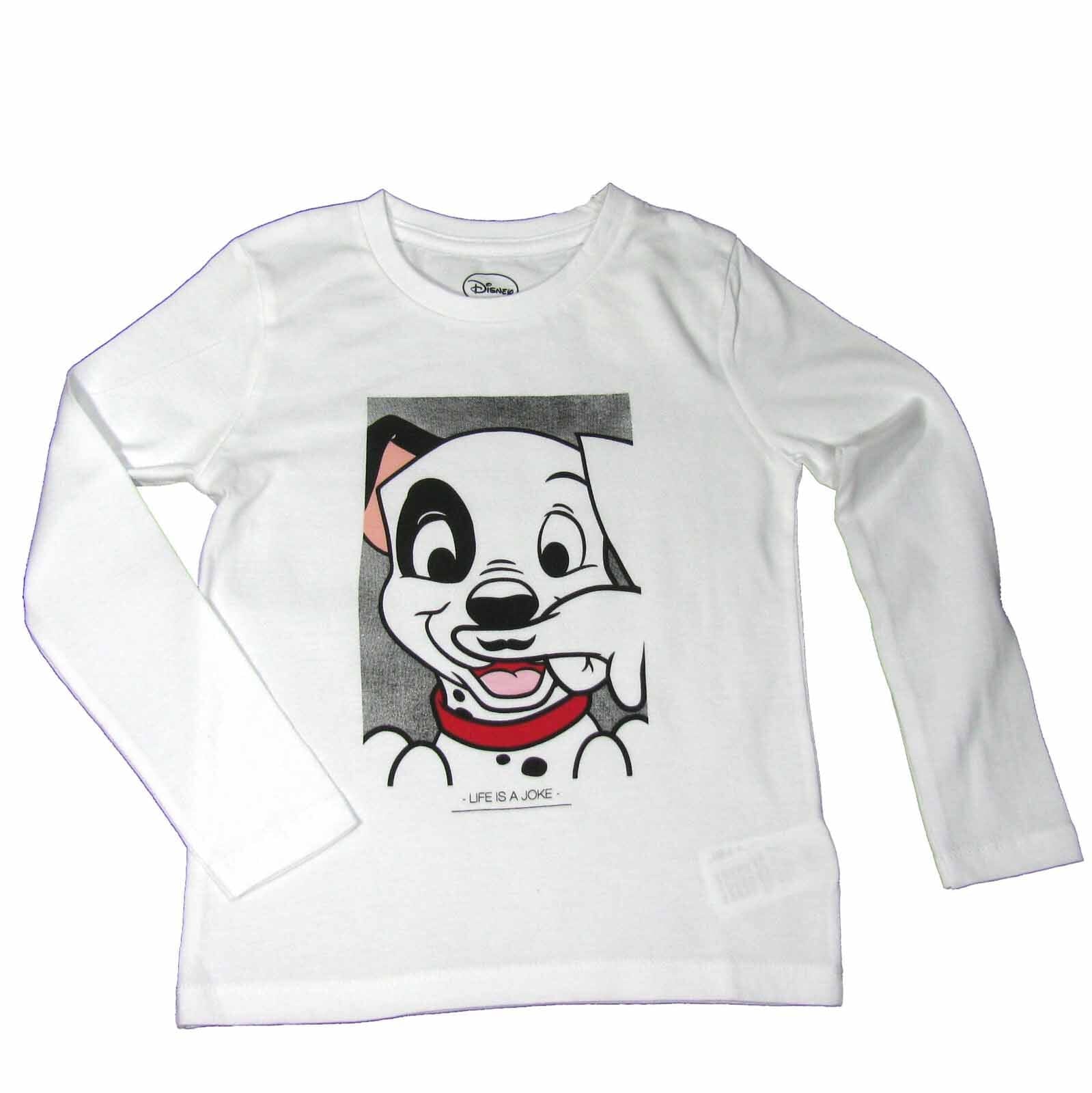 LITTLE Eleven Paris Langarmshirt Dalmatiner weiß Moustache ©DISNEY Langarmshirt LITTLE Elevenparis 