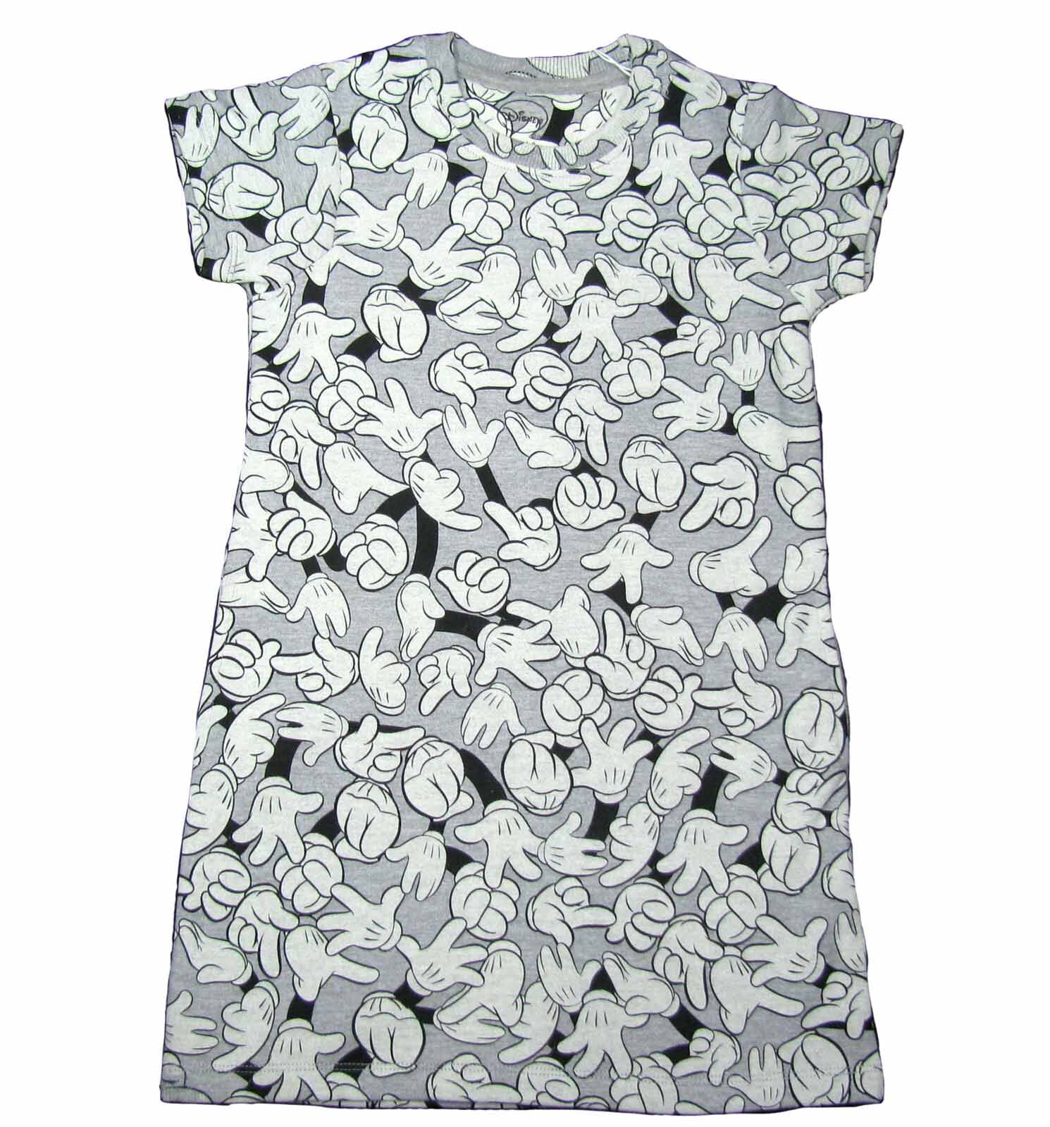 LITTLE Eleven Paris Shirtkleid / Sweatkleid Mickey Hands grau © DISNEY Kleid LITTLE Elevenparis 4 Jahre / 98-104 