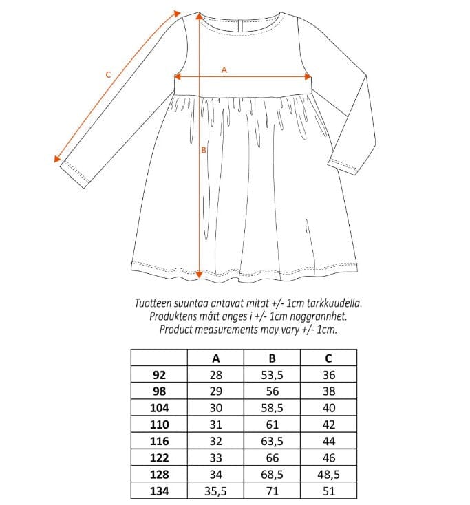 Ma-ia Family Kleid „Violet“ Beige Tuniken Ma-ia Familiy 