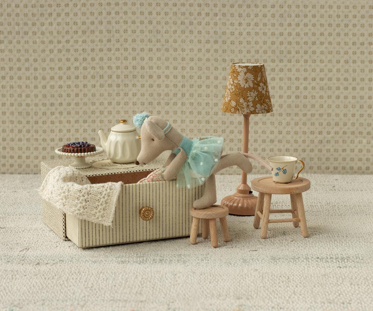 Maileg Little Miss Mouse - Mäuse-Tänzerin in Streichholzschachtel Kuscheltiere Maileg 