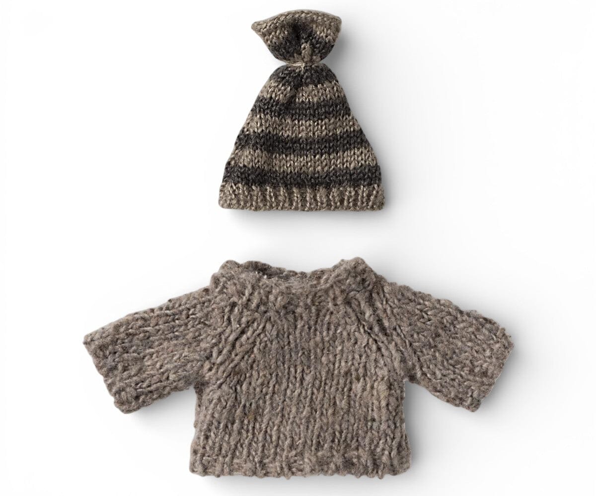 Maileg Strickpullover & Mütze – Outfit für Große Bruder Maus (passt auch Große Schwester) Kuscheltiere Maileg 