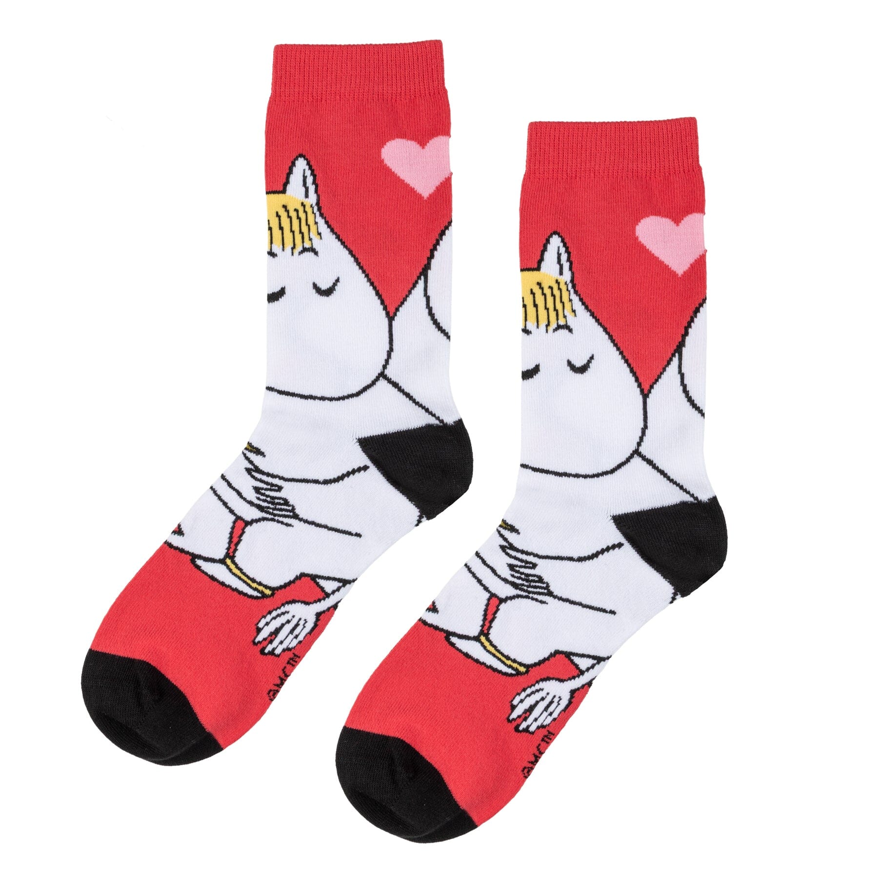 Martinex by Moomin „Beloved“ Socken Rot © Moomin & Snorkmaiden Socken Moomin by Martinex 36-38 