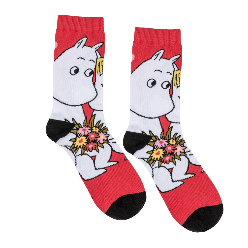 Martinex by Moomin „Beloved“ Socken Rot © Moomin & Snorkmaiden Socken Moomin by Martinex 