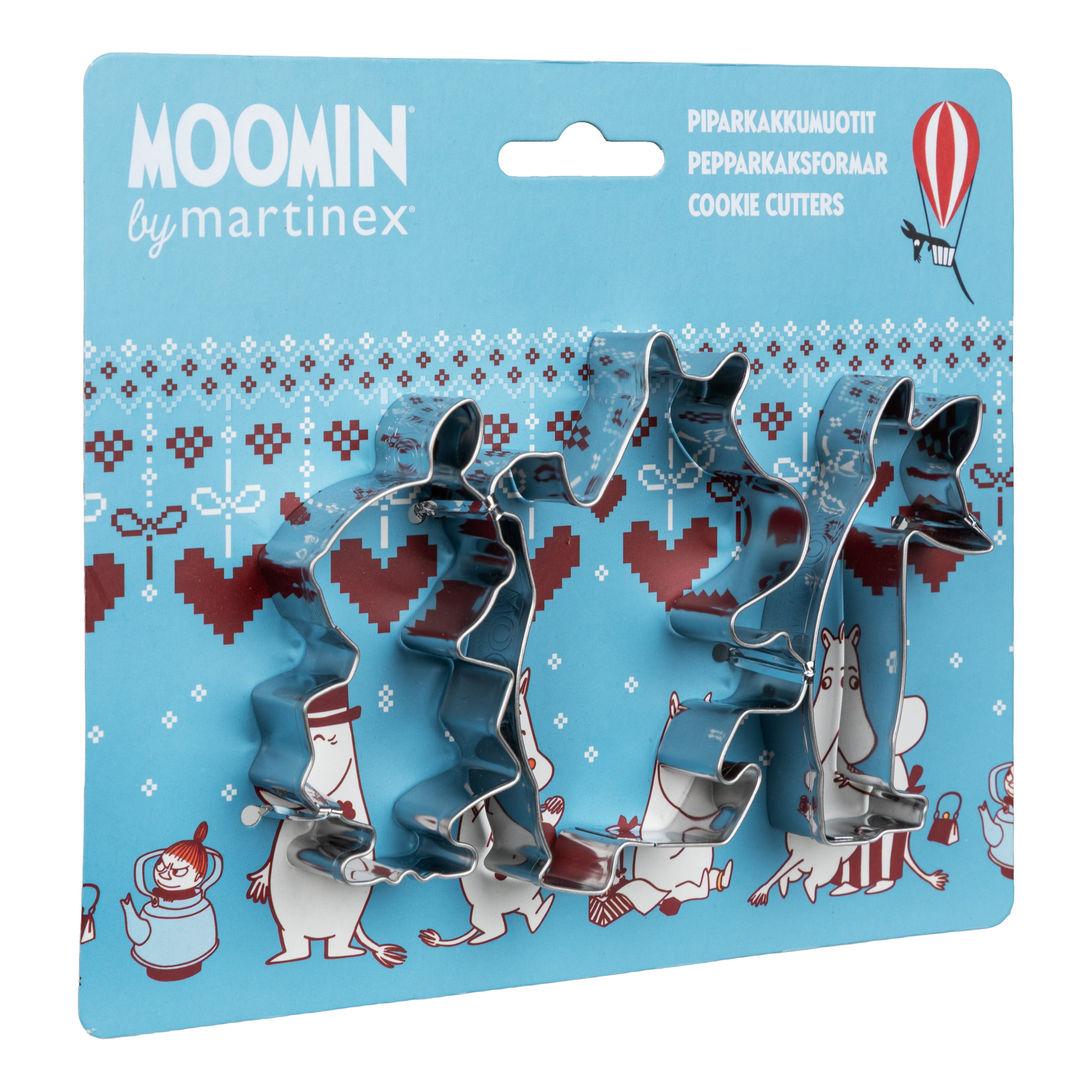 Martinex Midwinter Cookie Ausstechformen 3-set Weihnachten Ausstechförmchen Moomin by Martinex 