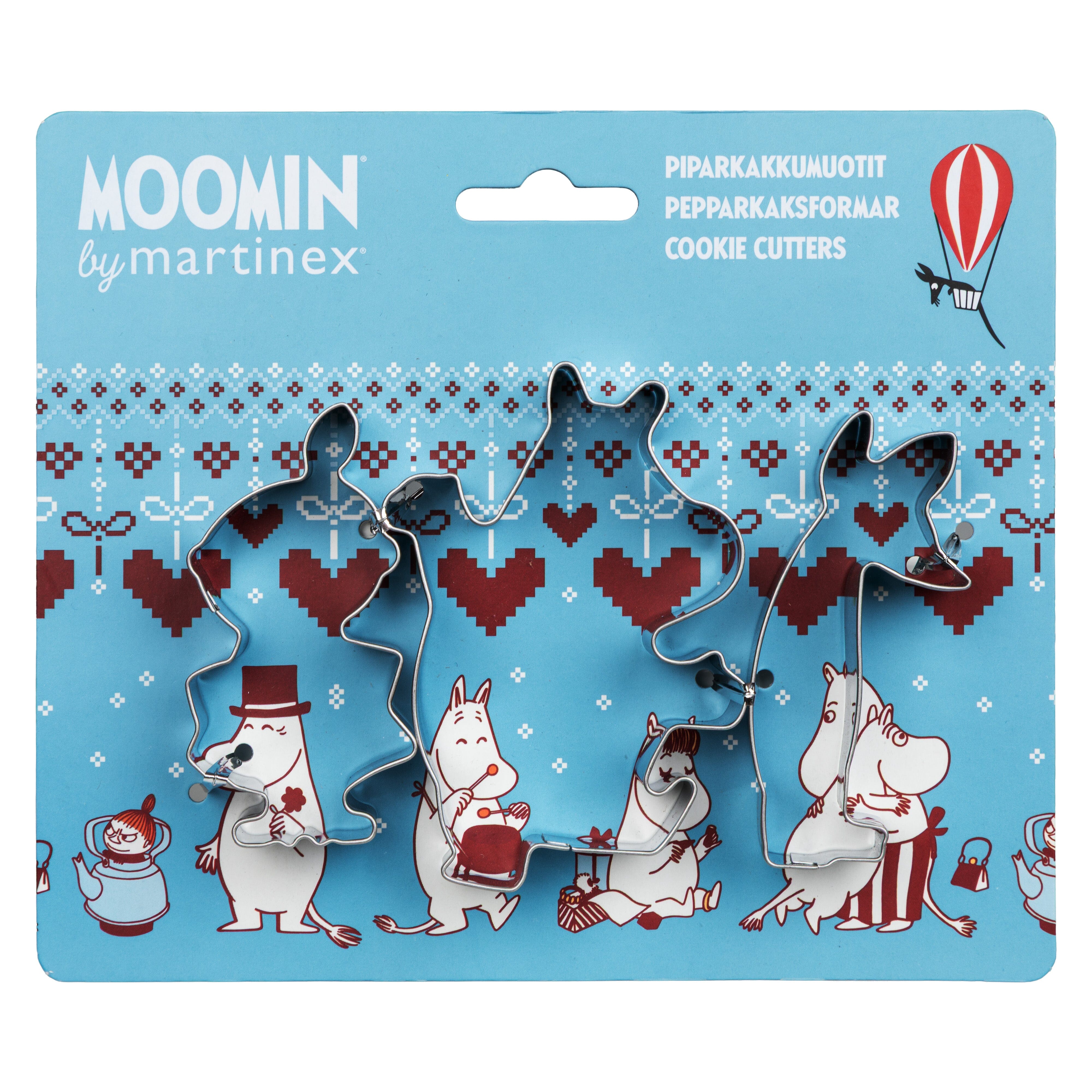 Martinex Midwinter Cookie Ausstechformen 3-set Weihnachten Ausstechförmchen Moomin by Martinex 