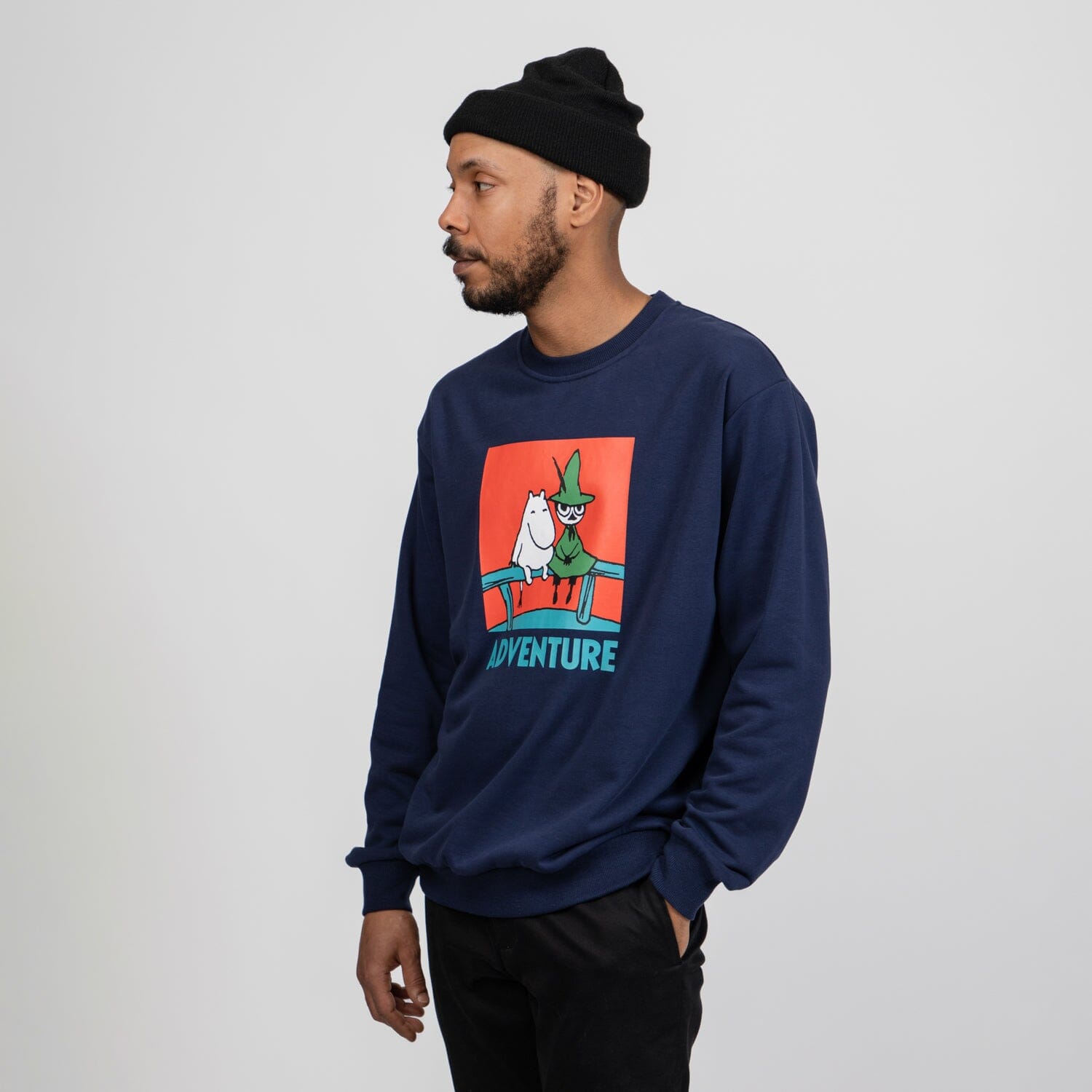Martinex Moomin Adult Sweatshirt „Unto“ Adventure – Dark Blue Pullover Moomin by Martinex 