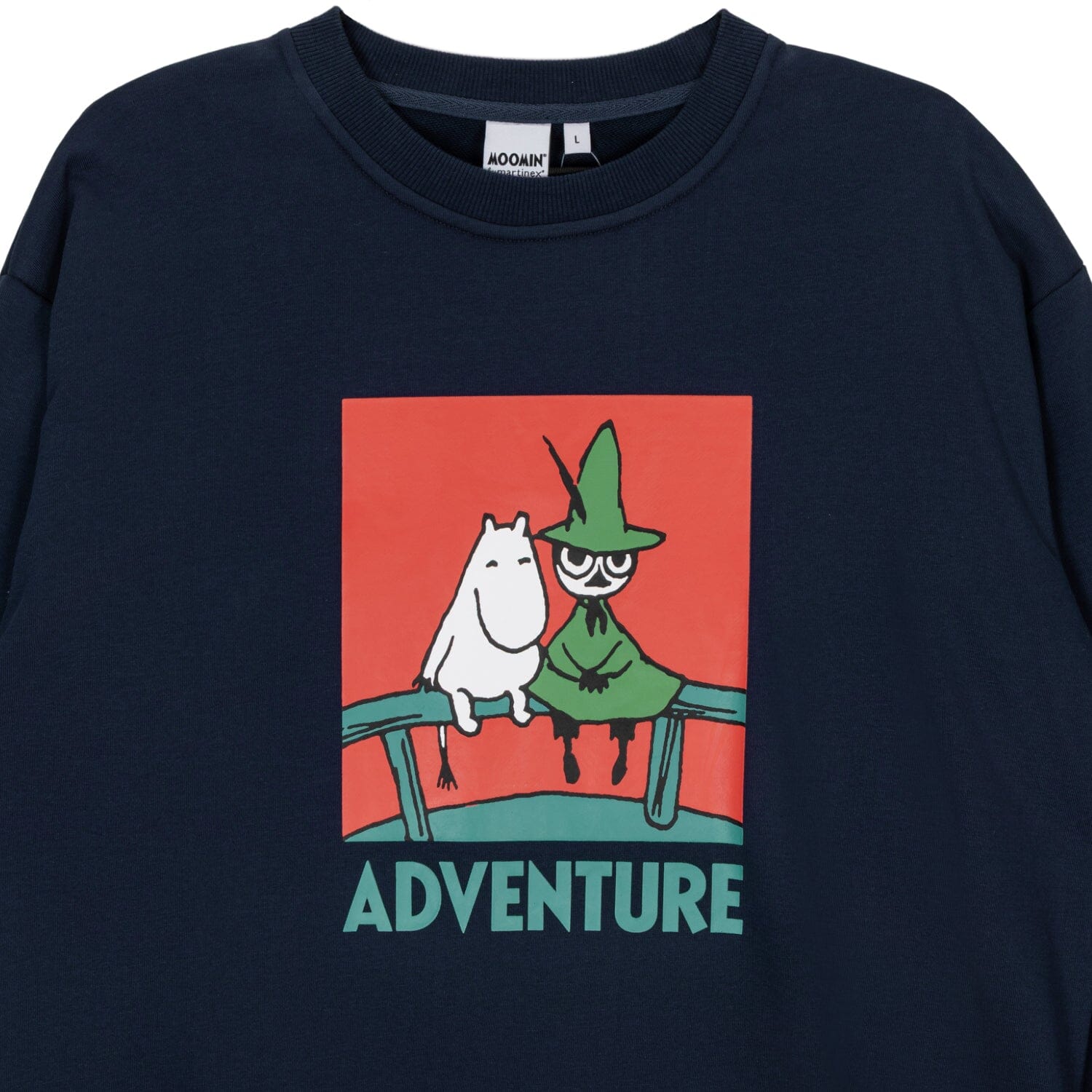 Martinex Moomin Adult Sweatshirt „Unto“ Adventure – Dark Blue Pullover Moomin by Martinex 
