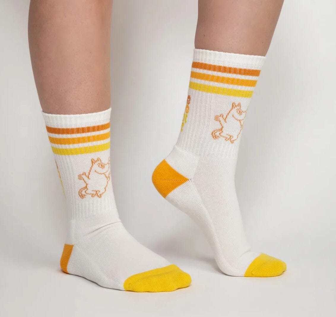 Martinex Moomin Dance Socken Weiß-Gelb Socken Moomin by Martinex 