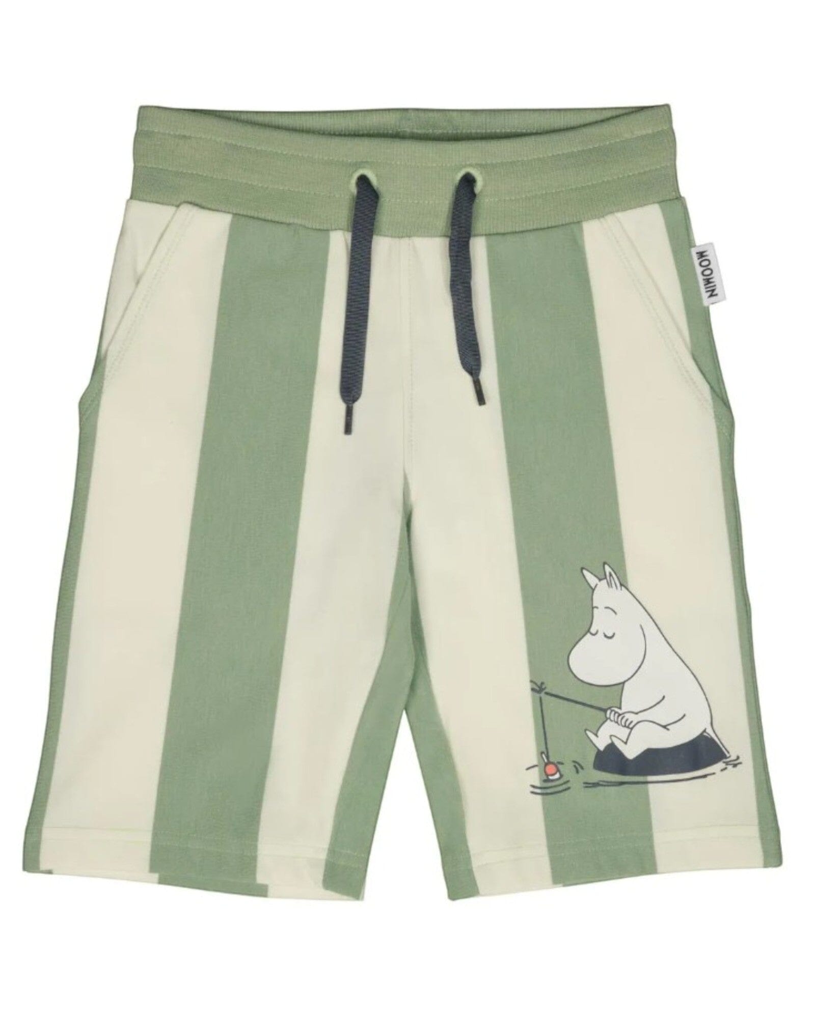 Martinex Moomin „Day Off“ Shorts in Grün/Weiß Shorts Moomin by Martinex 104 