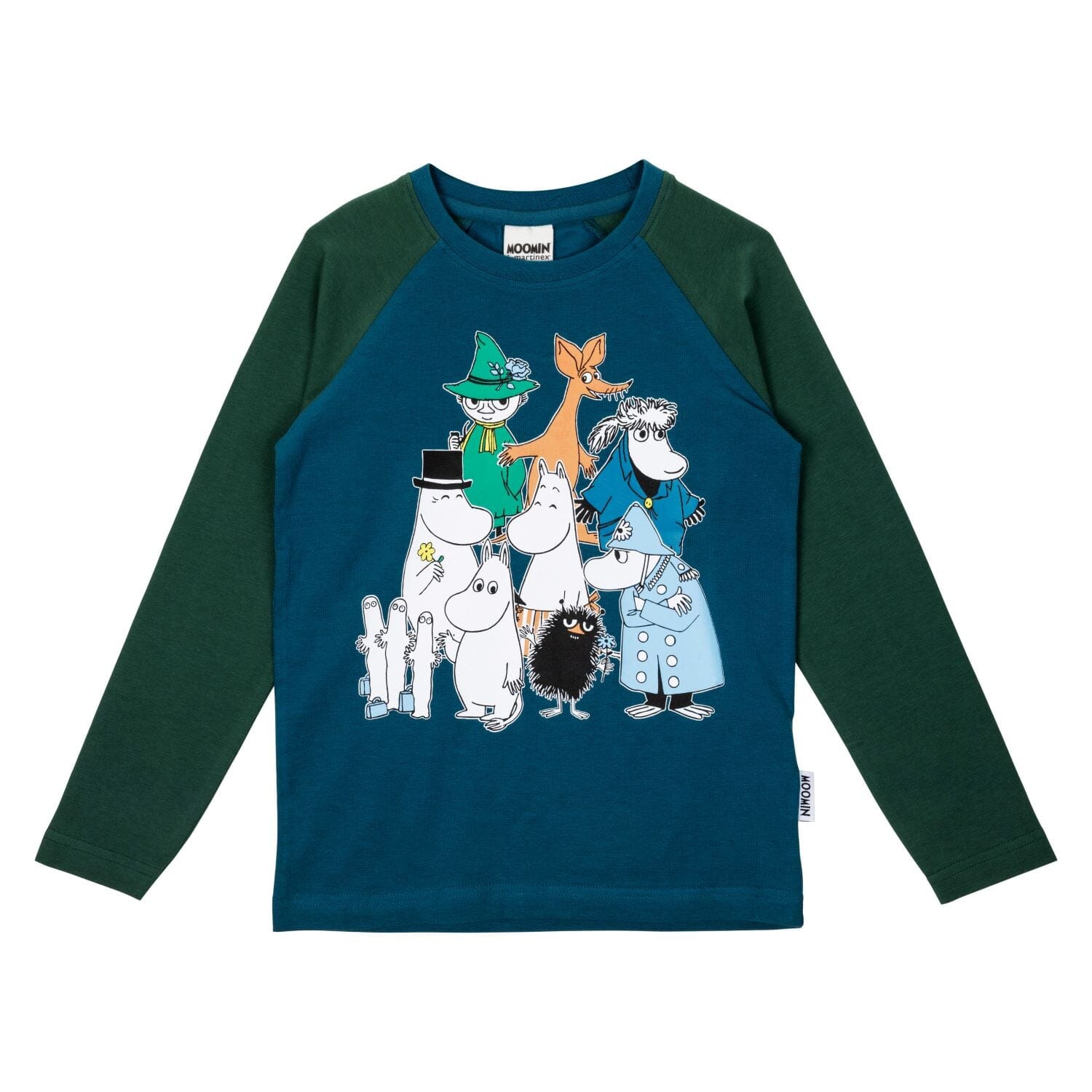 Martinex Moomin Langarmshirt „Class Picture“ blau © Moomin Characters Langarmshirt Moomin by Martinex 110 