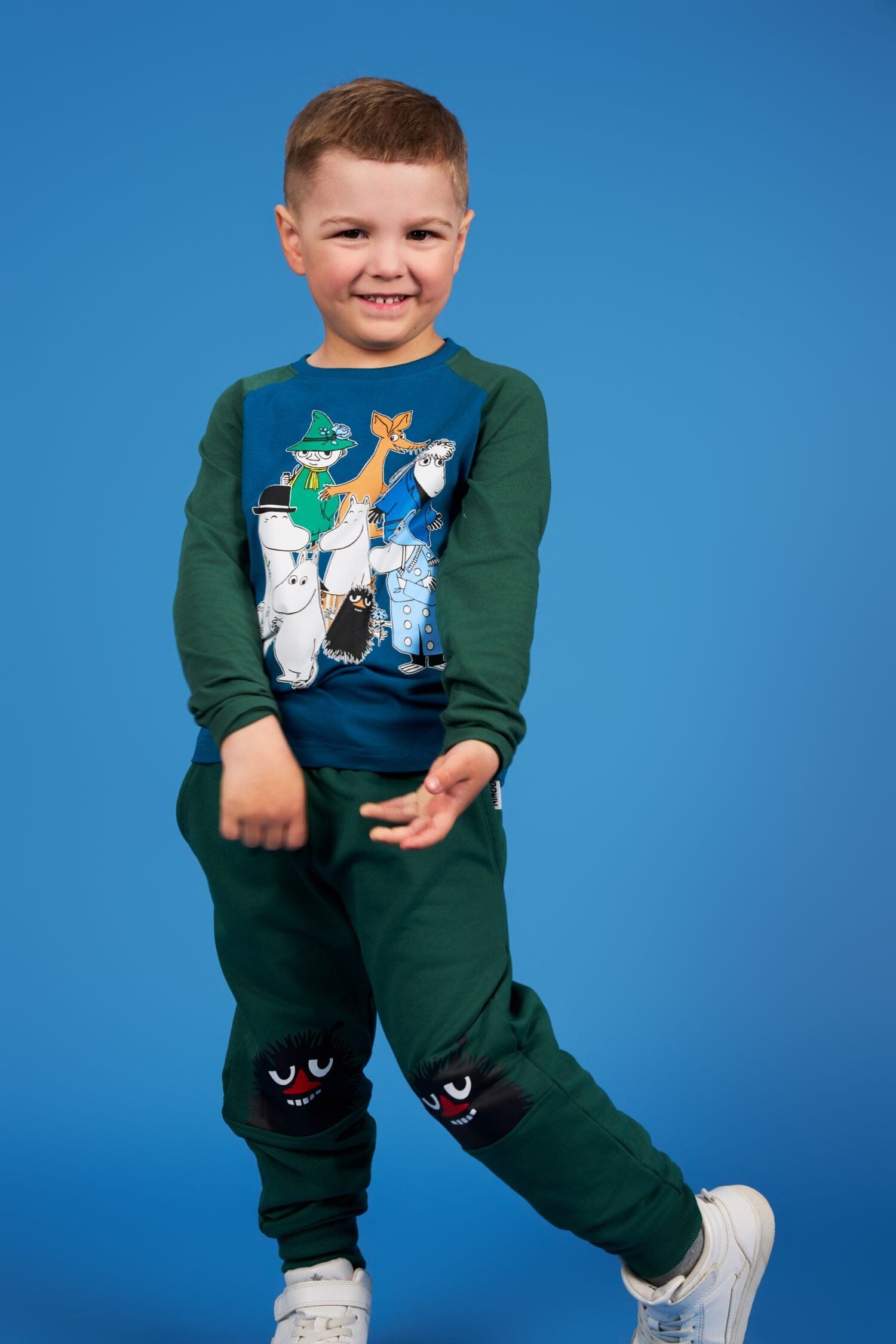 Martinex Moomin Langarmshirt „Class Picture“ blau © Moomin Characters Langarmshirt Moomin by Martinex 