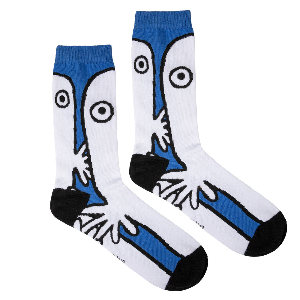 Martinex by Moomin Hattifattener Socken blau weiß schwarz beqeum Socken Moomin by Martinex 