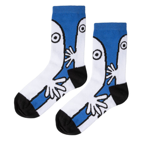 Martinex by Moomin Hattifattener Socken blau weiß schwarz beqeum Socken Moomin by Martinex 