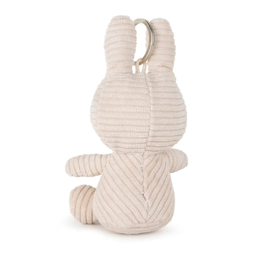 Miffy aus Cord Schlüsselanhänger light stone grey hellgrau 10cm Schlüsselanhänger Bon Ton Toys 