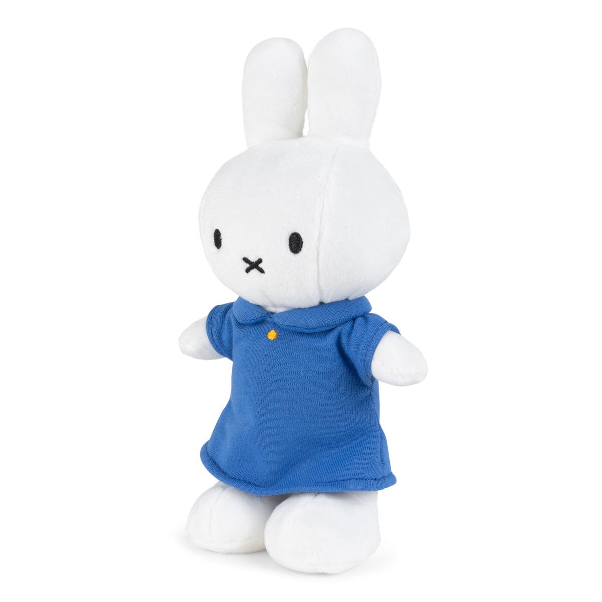 Miffy Schlüsselanhänger weiß mit blauem Kleid 10 cm Schlüsselanhänger Bon Ton Toys 
