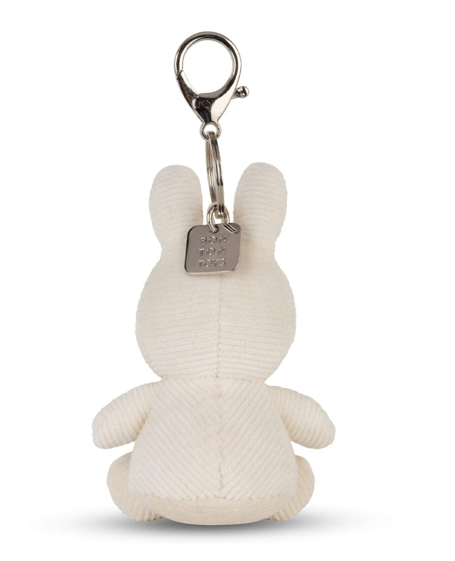 Miffy Schlüsselanhänger ECO Cord in weiß mit Kleeblatt-Motiv Schlüsselanhänger Bon Ton Toys x Miffy 