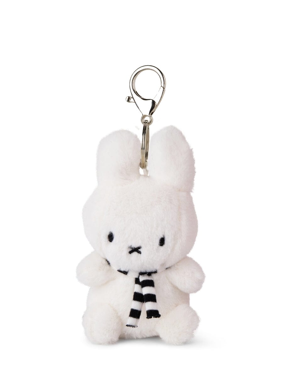 Miffy Schlüsselanhänger Taschenanhänger weiß mit Schal 10cm Schlüsselanhänger Bon Ton Toys x Miffy 